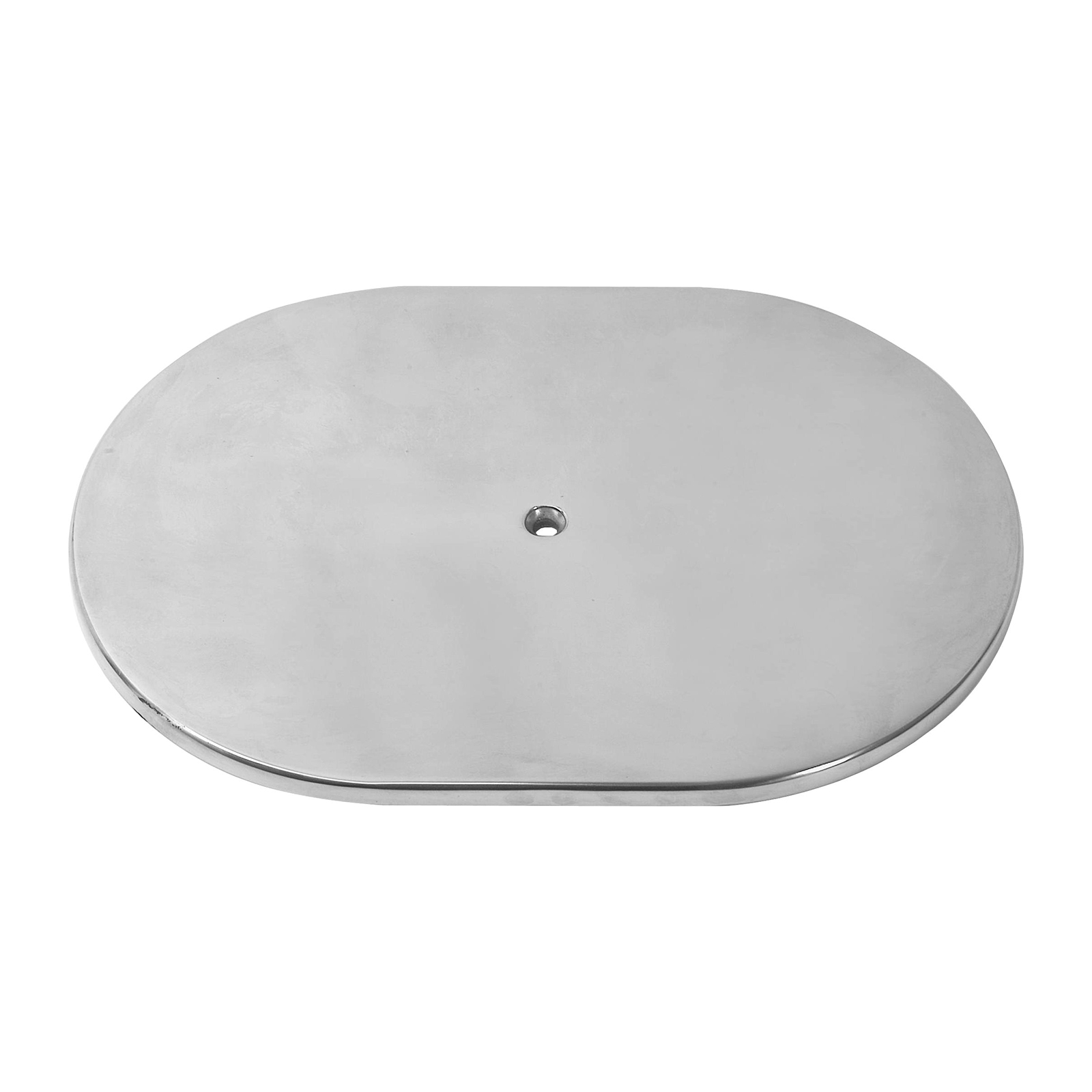 Speedmaster® PCE103.1008 12" Aluminum Oval Plain Air Cleaner Top - Polished