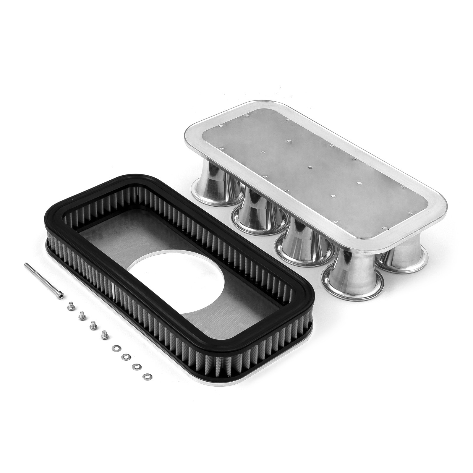 Speedmaster® PCE104.1083 Special Edition Aluminum Air Cleaner W/ Element Stack Downdraft Look
