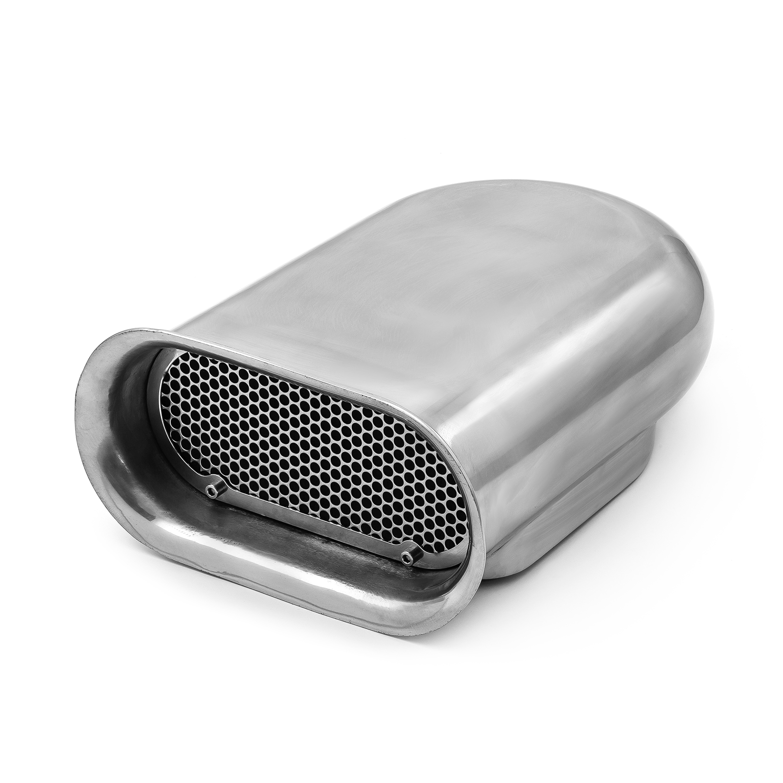Speedmaster® PCE106.1003 Polished Aluminum Single Carburetor Hilborn Style Hood Scoop