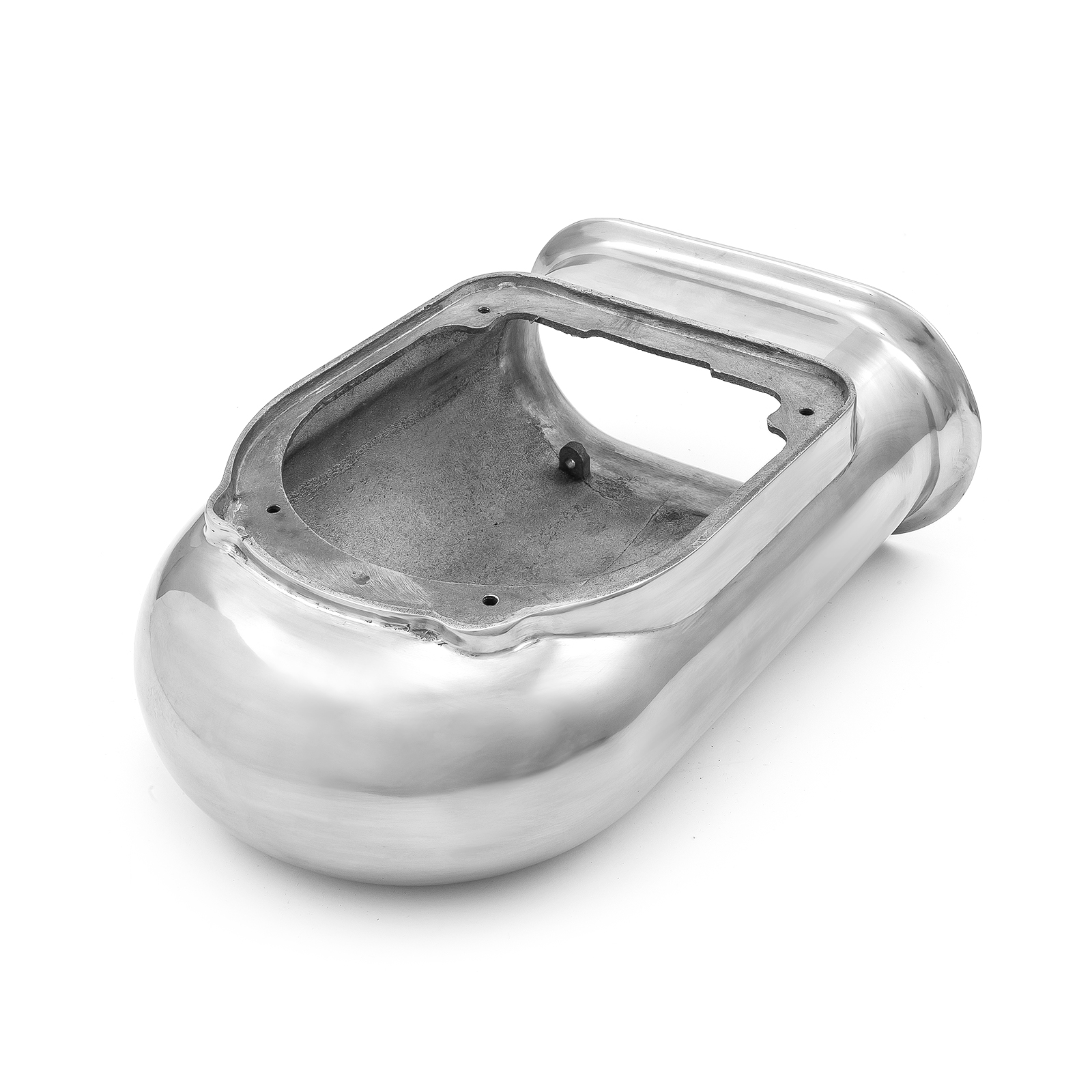 Speedmaster® PCE106.1003 Polished Aluminum Single Carburetor Hilborn Style Hood Scoop