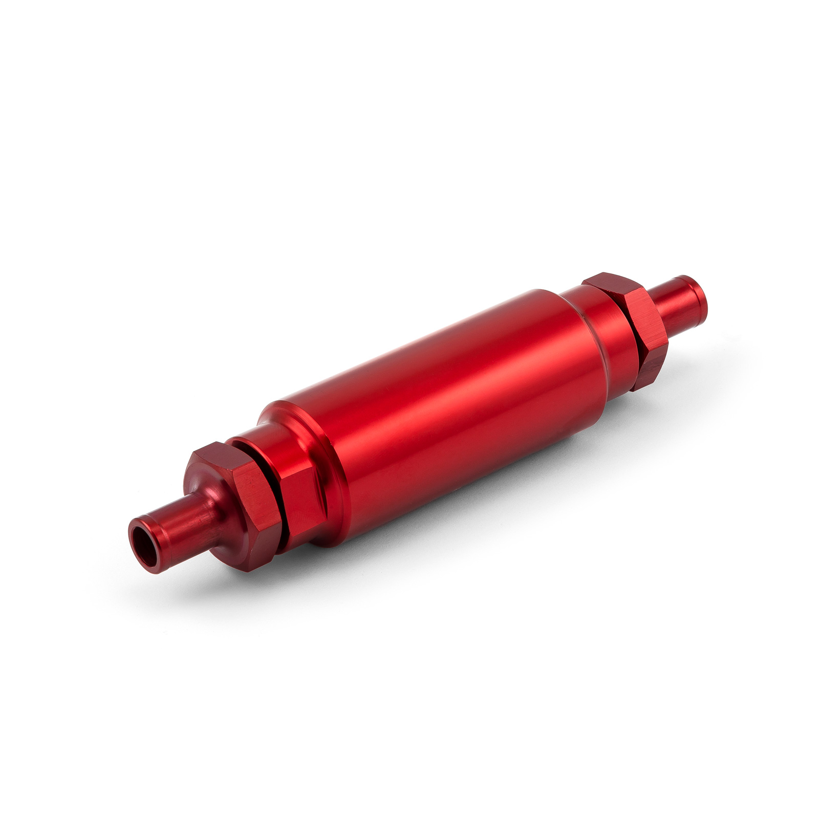 Speedmaster® PCE132.1009.03 Inline Billet Aluminum Fuel Filter 9/16-18 - 9/16-18 Male Red