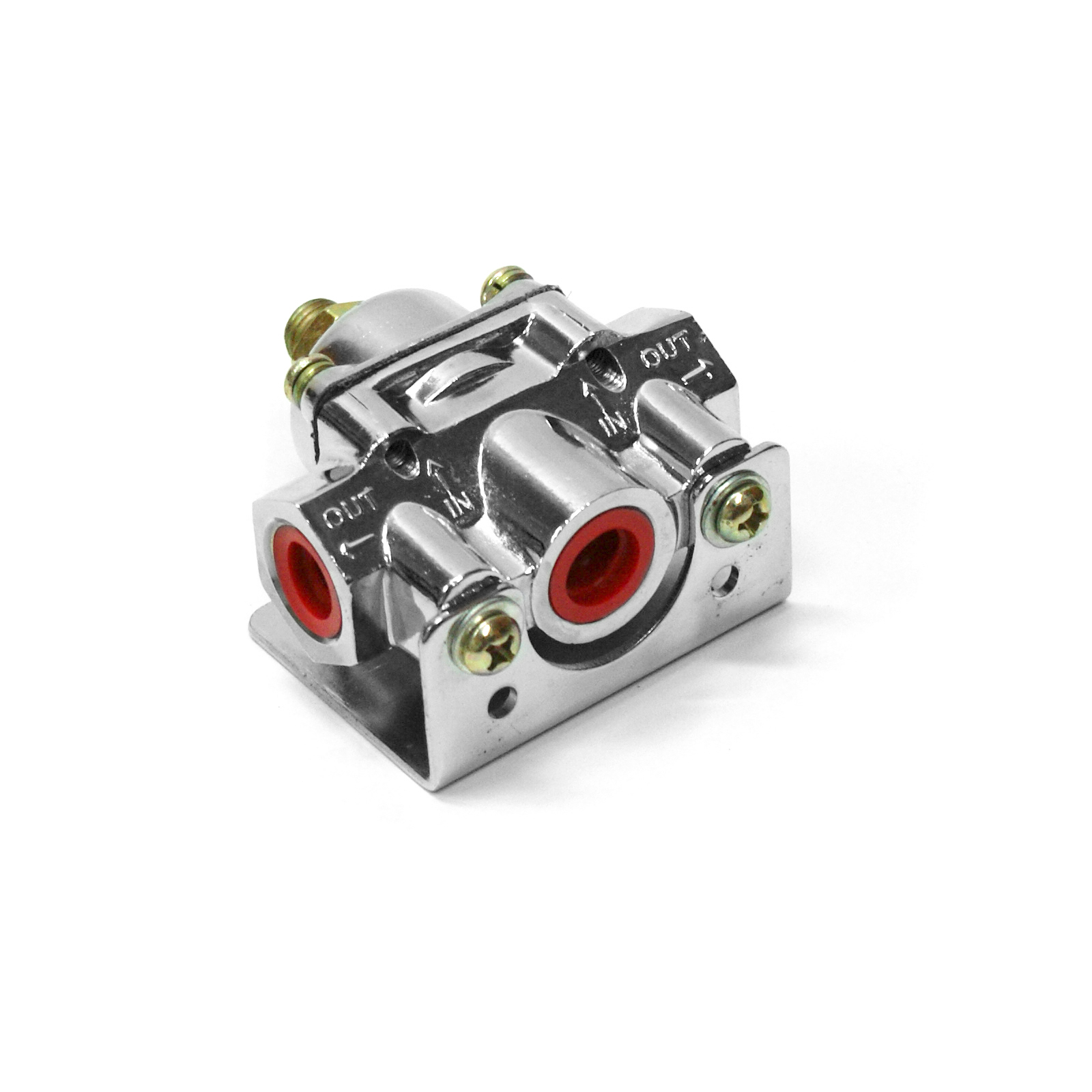 Speedmaster® PCE139.1001 4-9 psi Adjustable Universal Deadhead Fuel Pressure Regulator Chrome