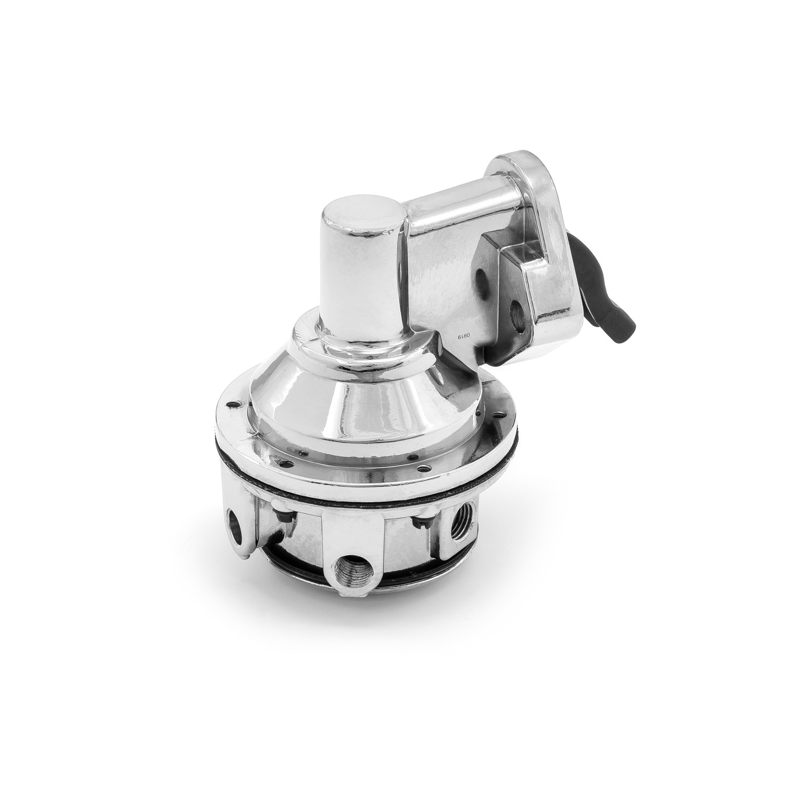 Speedmaster® PCE146.1009 Chevy SBC 350 High Volume Mechanical Fuel Pump Chrome 1/4" Fitting
