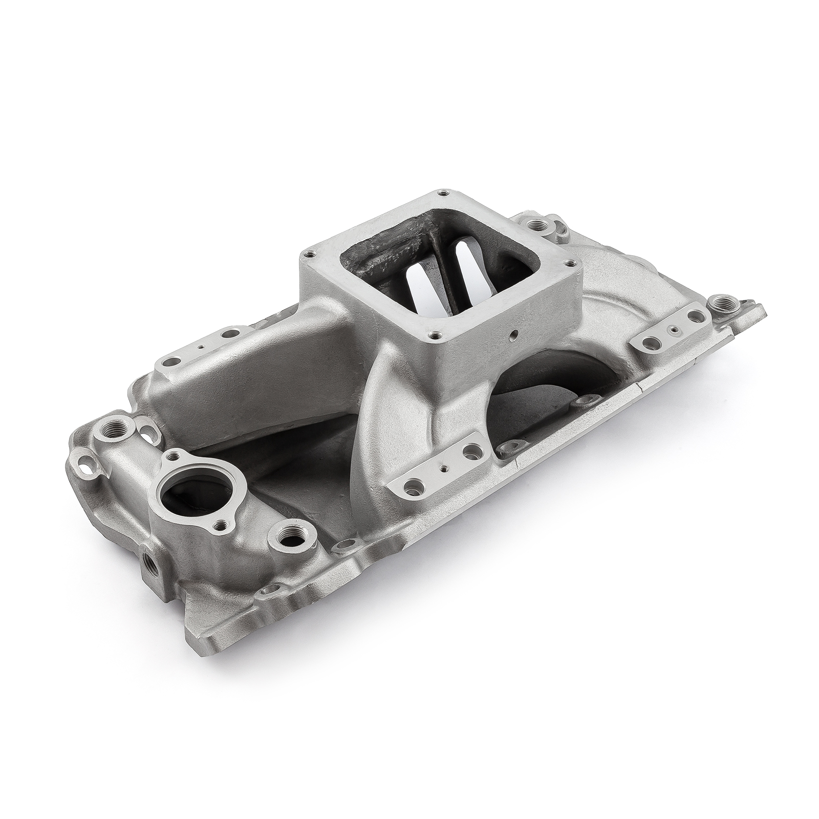 Speedmaster® PCE148.1013 Chevy BBC 454 Rect Port Dominator w/Inj Ports High Rise Intake Manifold Satin