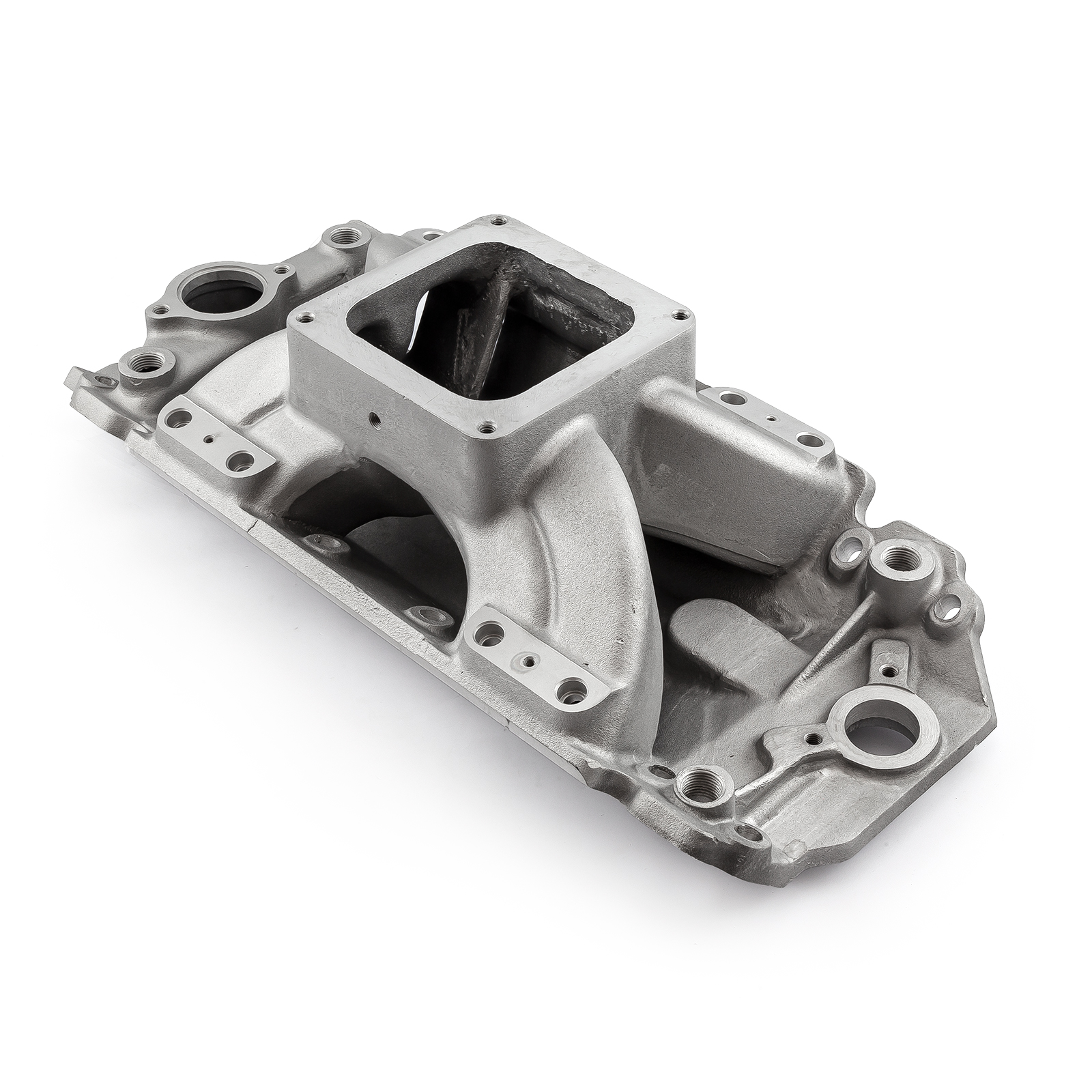 Speedmaster® PCE148.1013 Chevy BBC 454 Rect Port Dominator w/Inj Ports High Rise Intake Manifold Satin