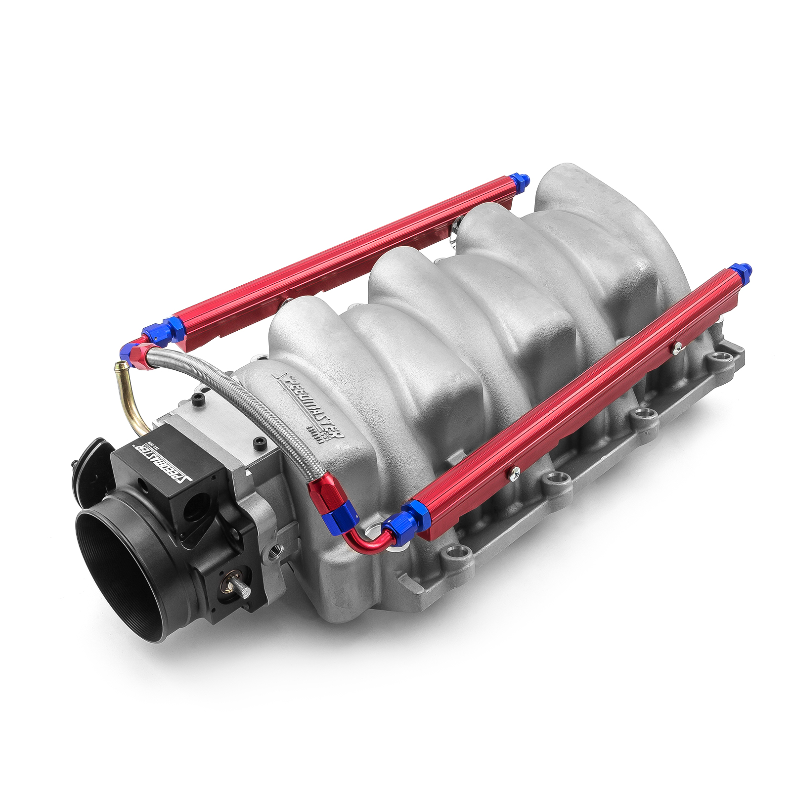 Speedmaster® PCE148.1113 Chevy LS1 LS2 LS6 EFI Intake Manifold Satin with 92mm Throttle Body