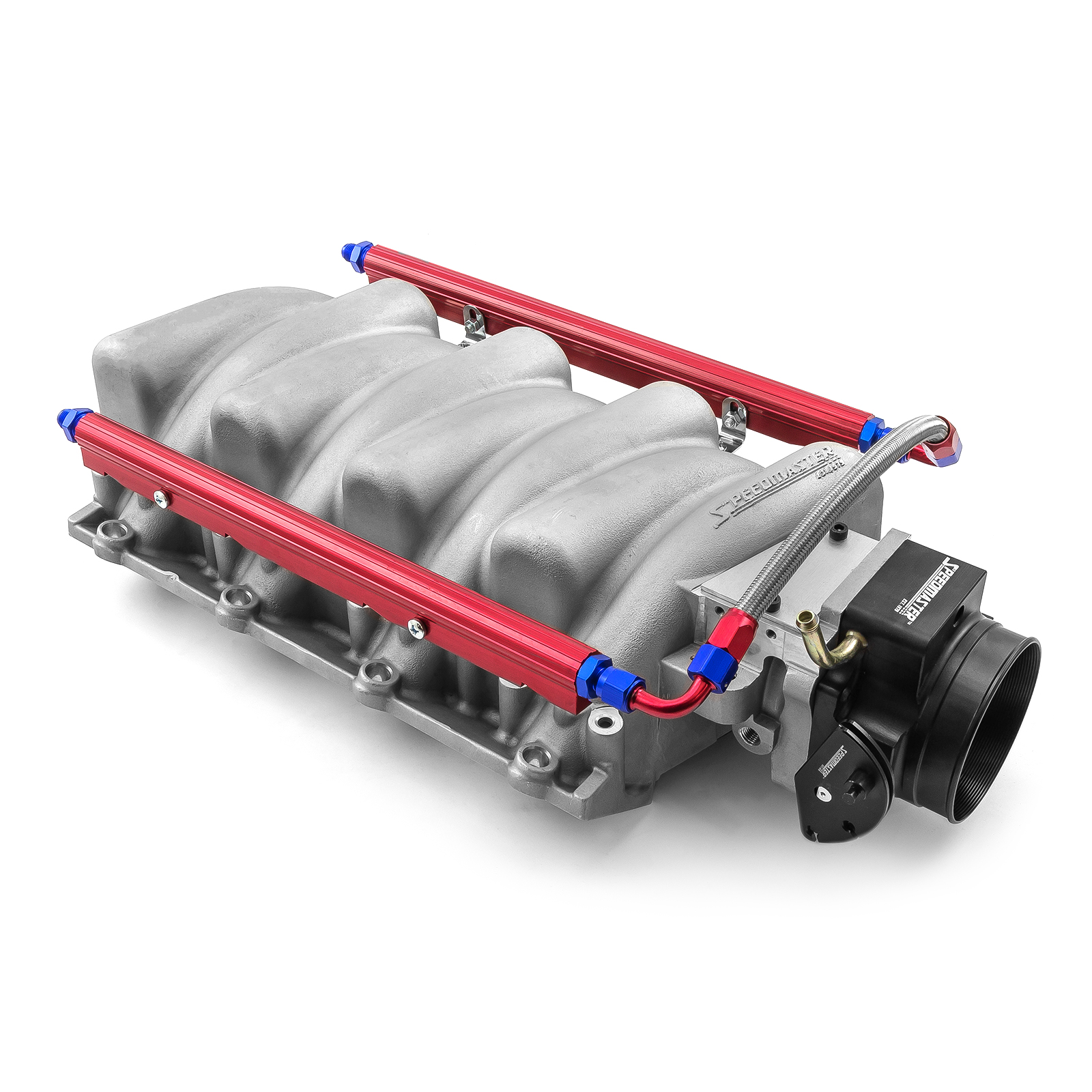 Speedmaster® PCE148.1113 Chevy LS1 LS2 LS6 EFI Intake Manifold Satin with 92mm Throttle Body
