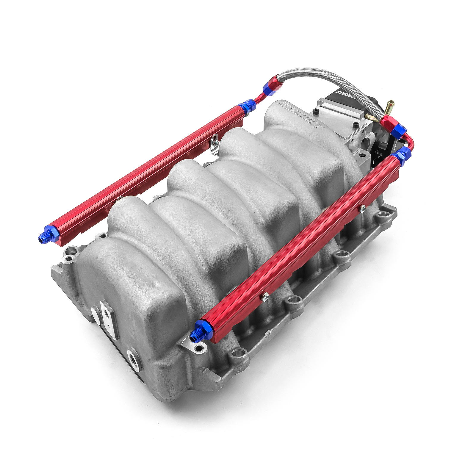 Speedmaster® PCE148.1113 Chevy LS1 LS2 LS6 EFI Intake Manifold Satin with 92mm Throttle Body