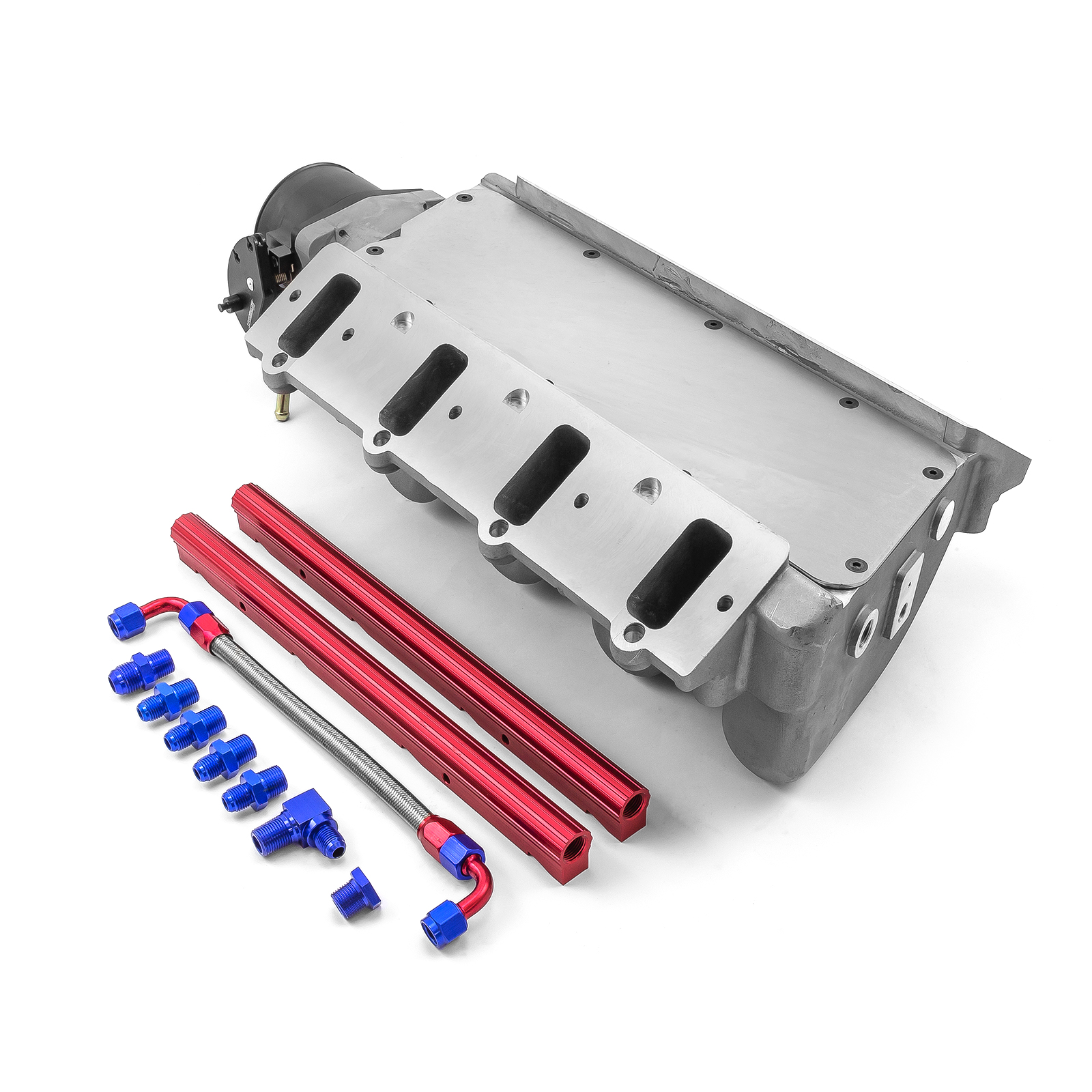 Speedmaster® PCE148.1113 Chevy LS1 LS2 LS6 EFI Intake Manifold Satin with 92mm Throttle Body