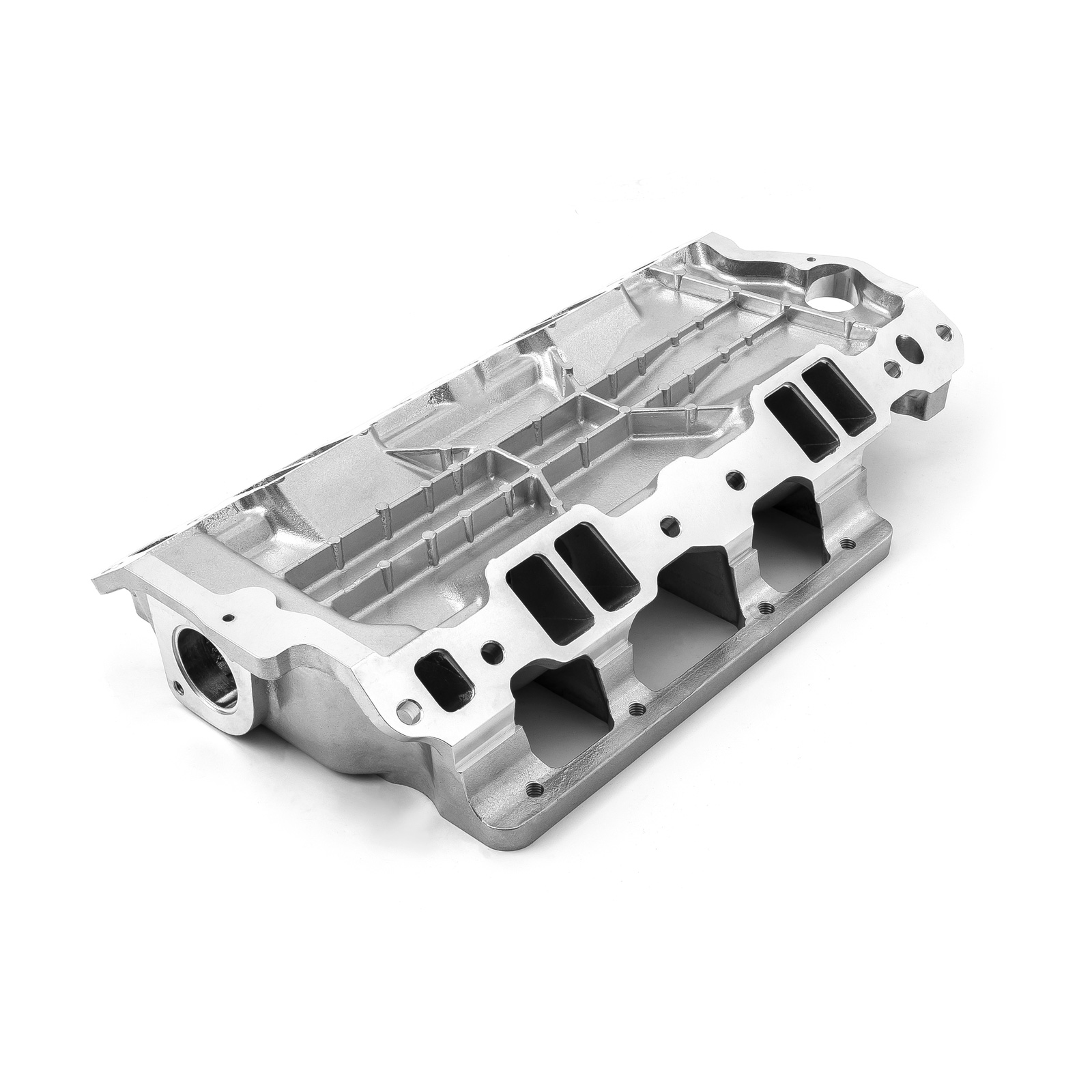 Speedmaster® 1-149-004-02 Chevy SBC 350 6-71 8-71 Supercharger Aluminum Intake Manifold Machined Polished