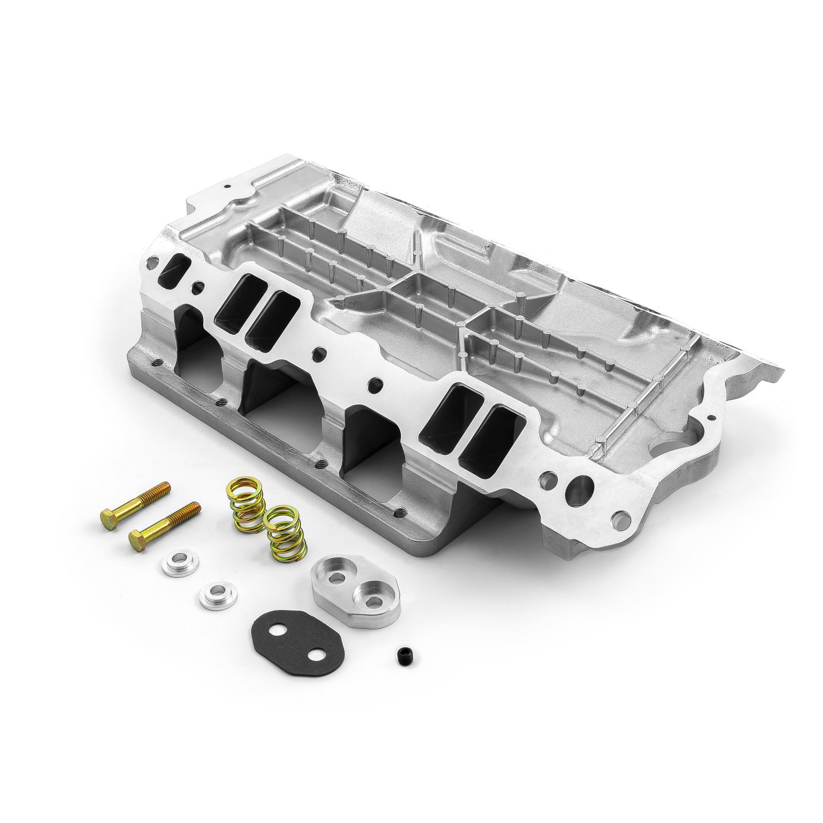 Speedmaster® 1-149-004-02 Chevy SBC 350 6-71 8-71 Supercharger Aluminum Intake Manifold Machined Polished
