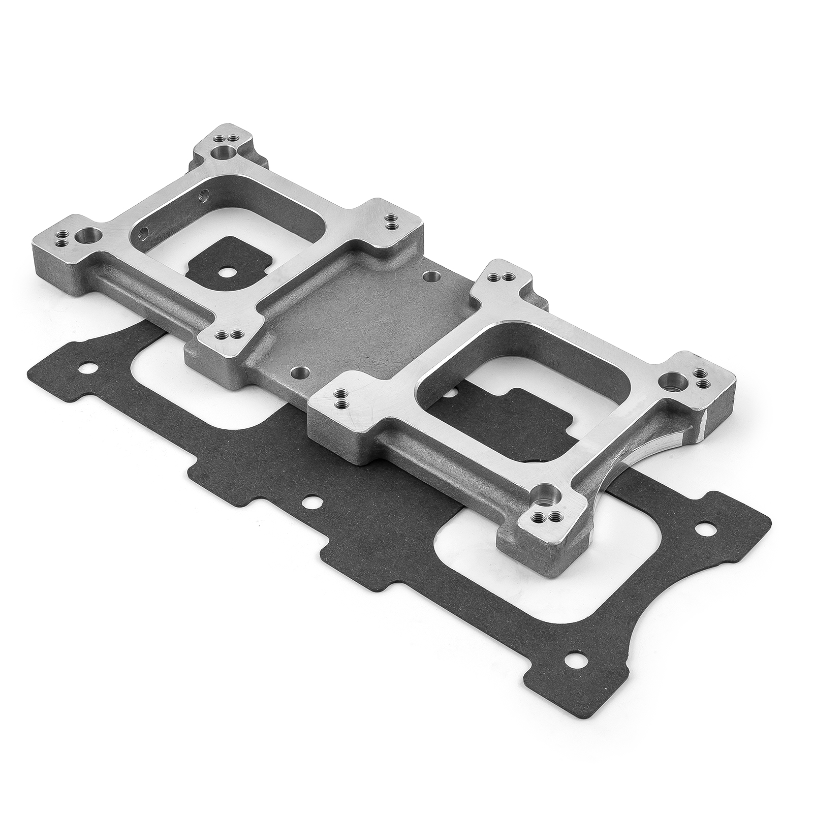 Speedmaster® PCE156.1001.02 Dual Carb 4150 6-71 8-71 Blower Adapter Plate Satin
