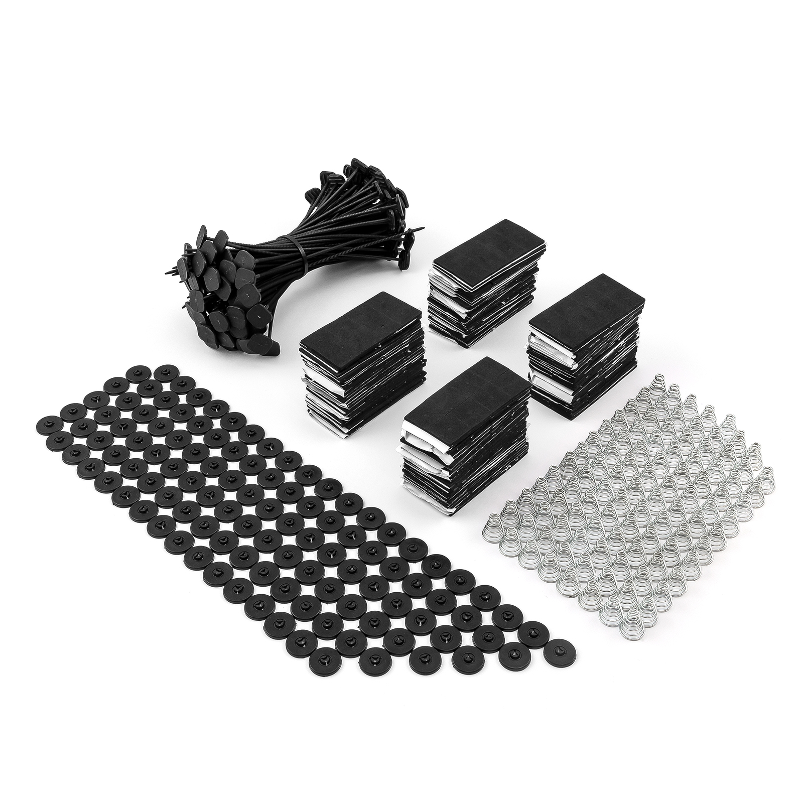 Speedmaster® PCE182.1002 Universal 4" 9" 10" 12" 14" 16" Electric Fan Install Mounting Zip Ties Kit - 100pcs