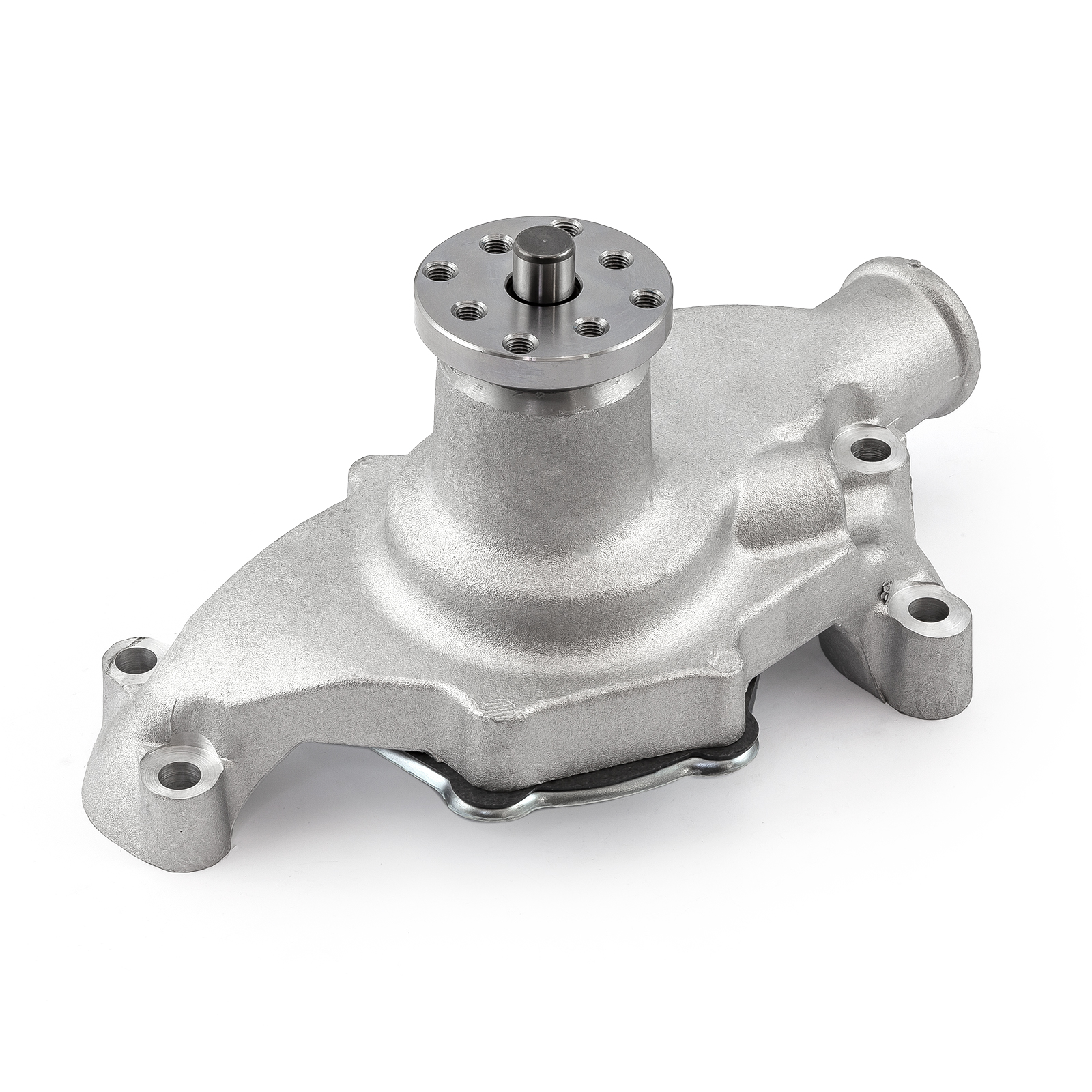 Speedmaster® PCE195.1001.01 Chevy SBC 350 High Volume Aluminum Short Water Pump w/o Heater Port [Satin]