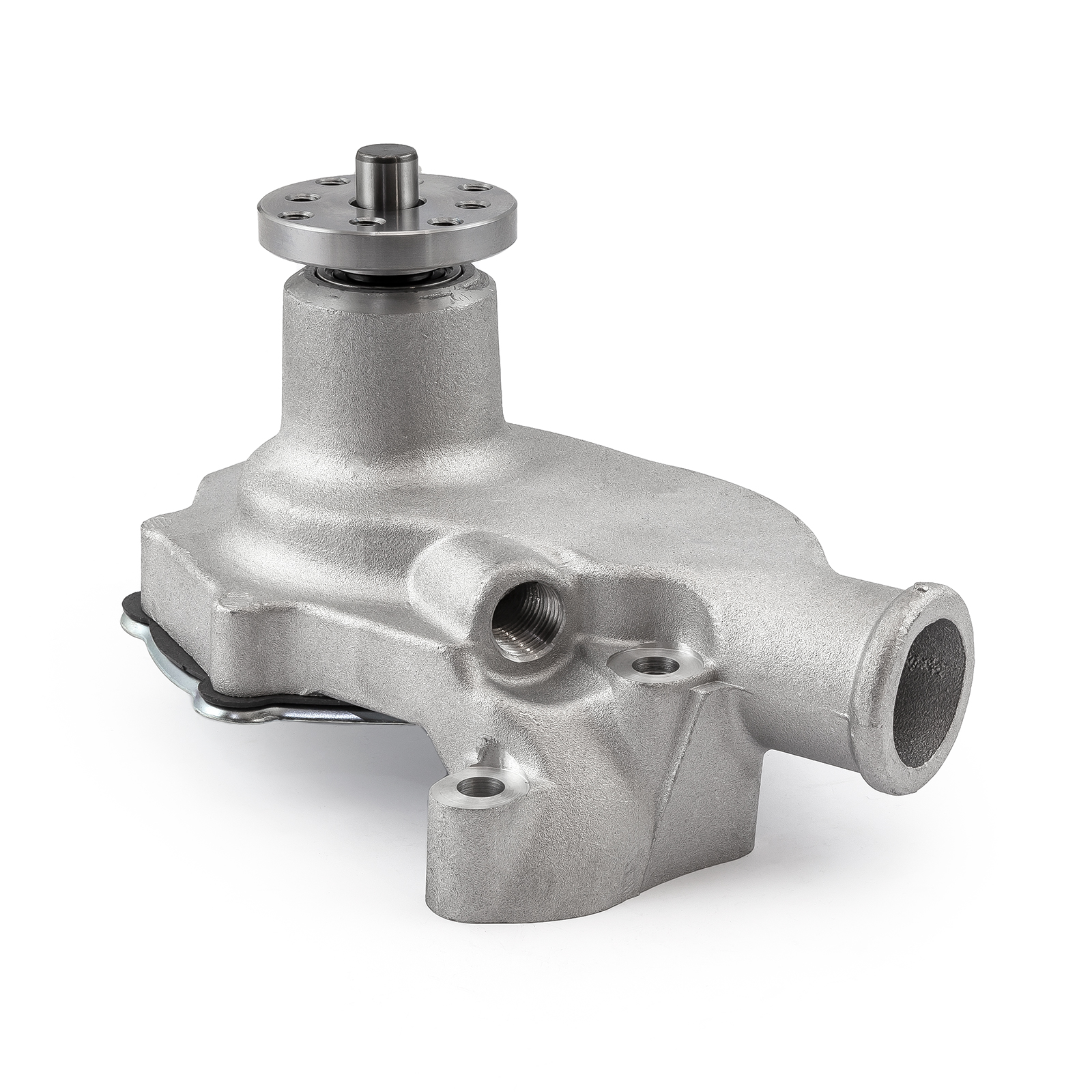 Speedmaster® PCE195.1001.01 Chevy SBC 350 High Volume Aluminum Short Water Pump w/o Heater Port [Satin]