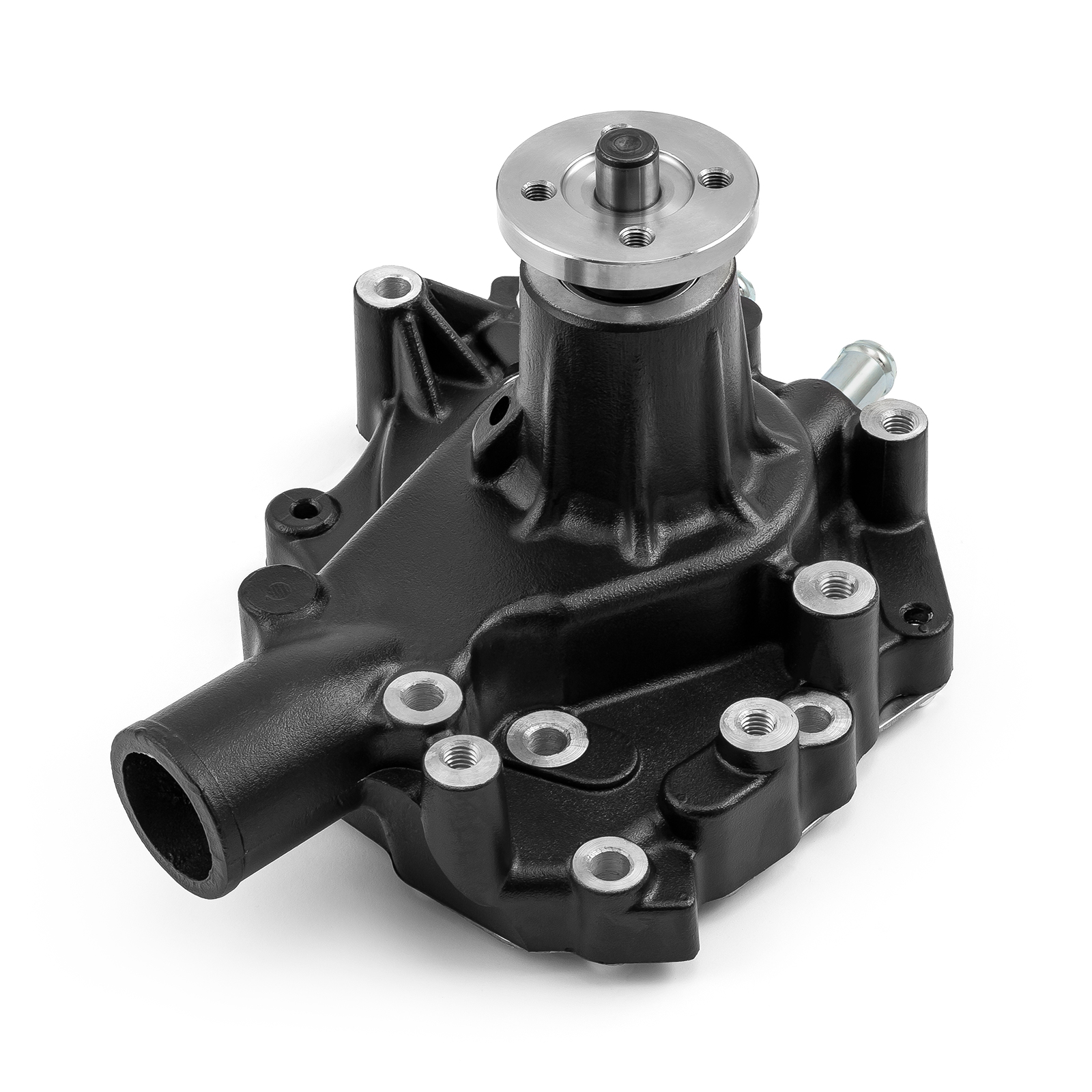 Ford SB 289 302 351 Windsor High Volume Aluminum Driver Side Water Pump Black