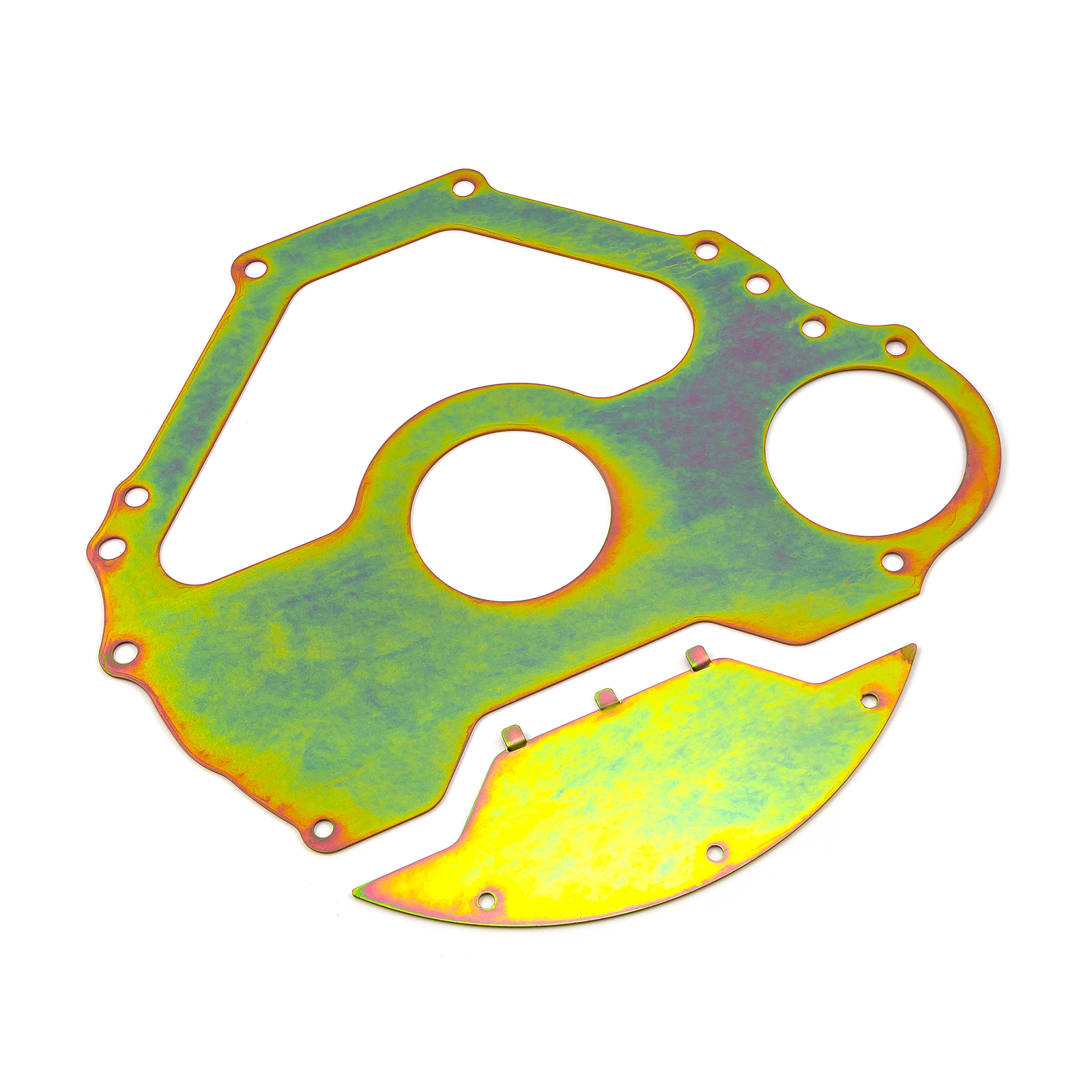 Ford 164T Bell Housing to Engine Block Sandwich Plate w/ Inspection Plate