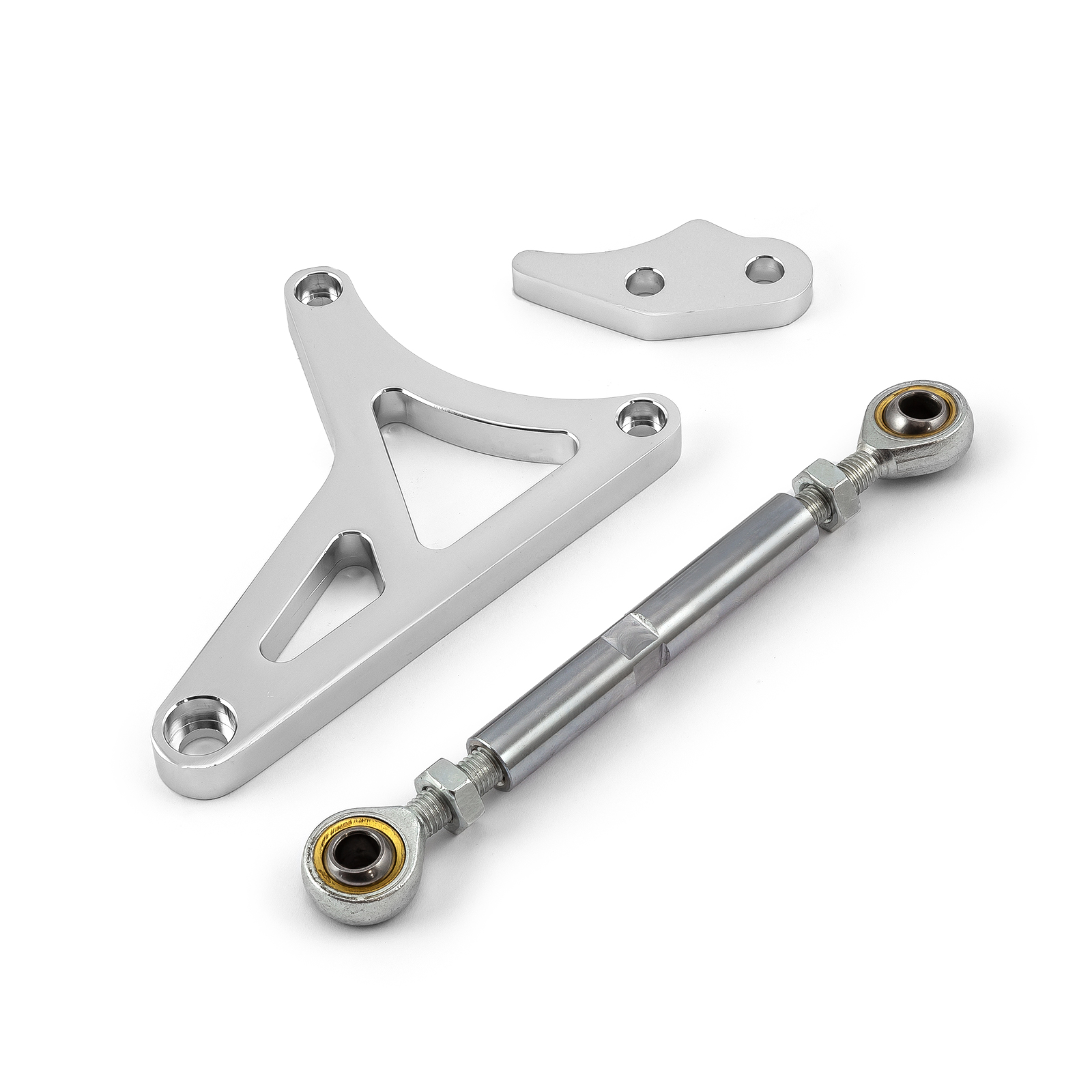 Speedmaster® PCE232.1001 Ford SB 289 302 Windsor Aluminum High Mount Alternator Bracket Kit Polished