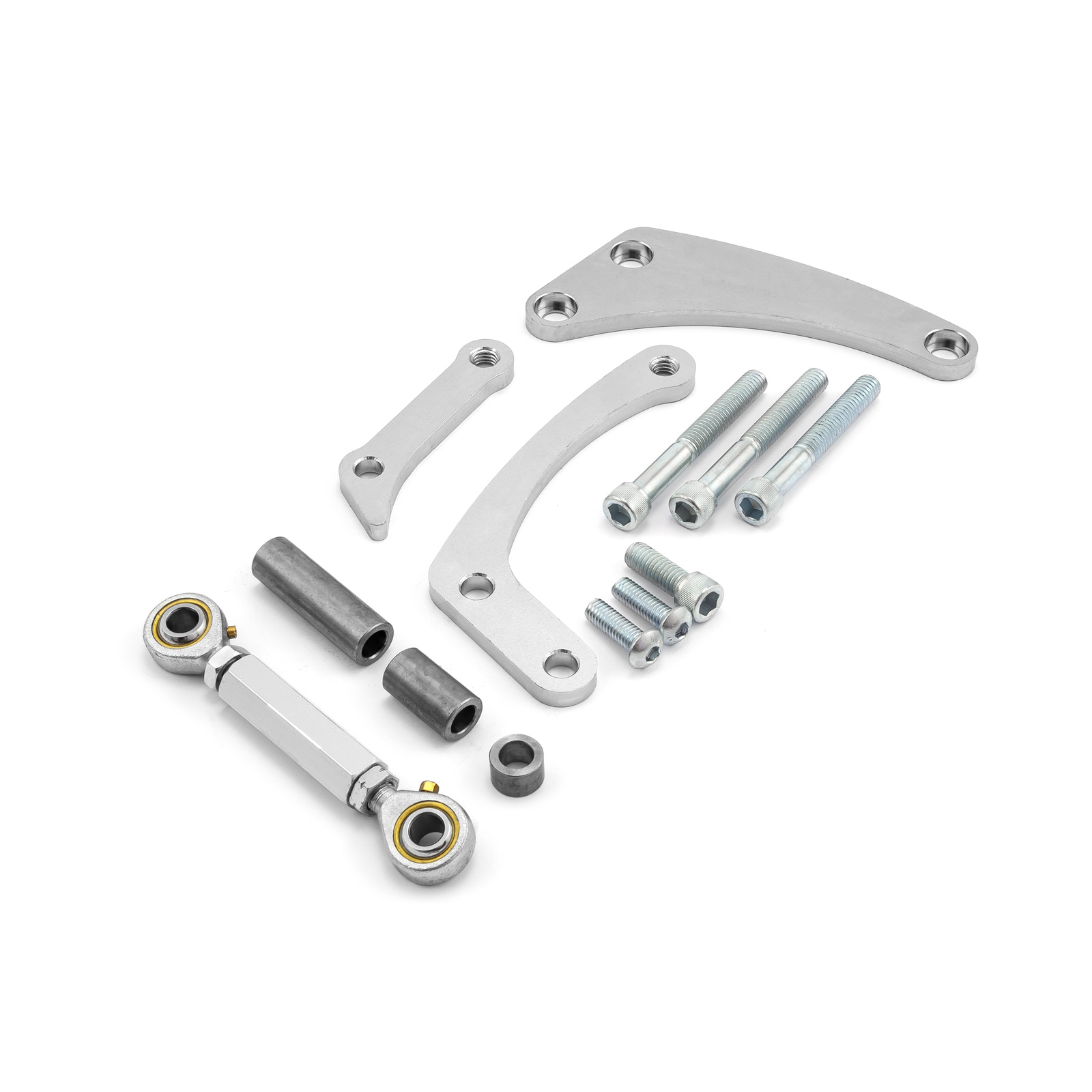 Speedmaster® PCE232.1030.01 Chevy SBC 350 Short Water Pump Swp Alternator Bracket Kit Satin