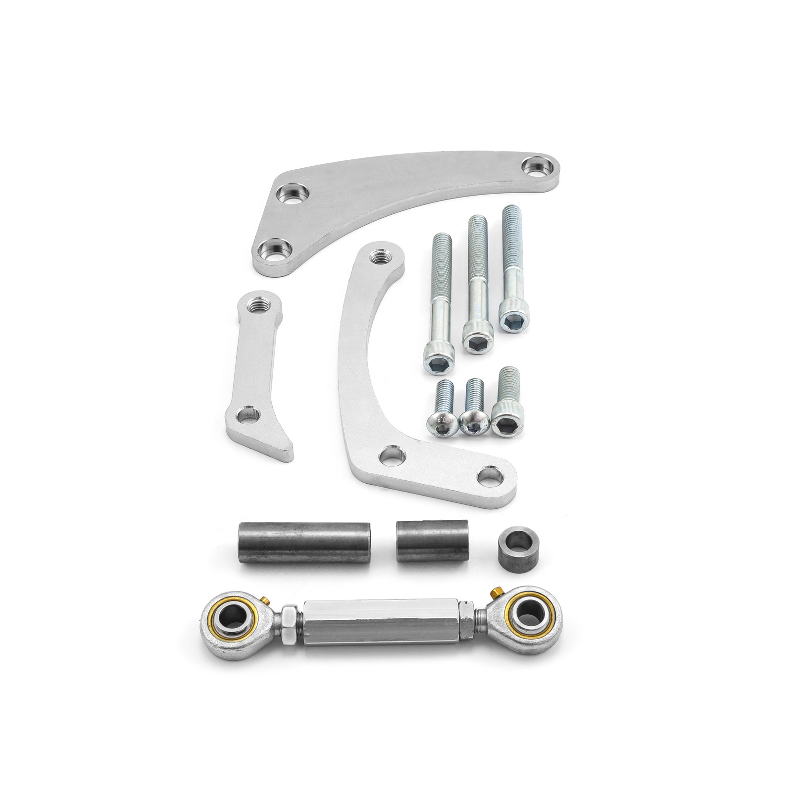 Speedmaster® PCE232.1030.01 Chevy SBC 350 Short Water Pump Swp Alternator Bracket Kit Satin