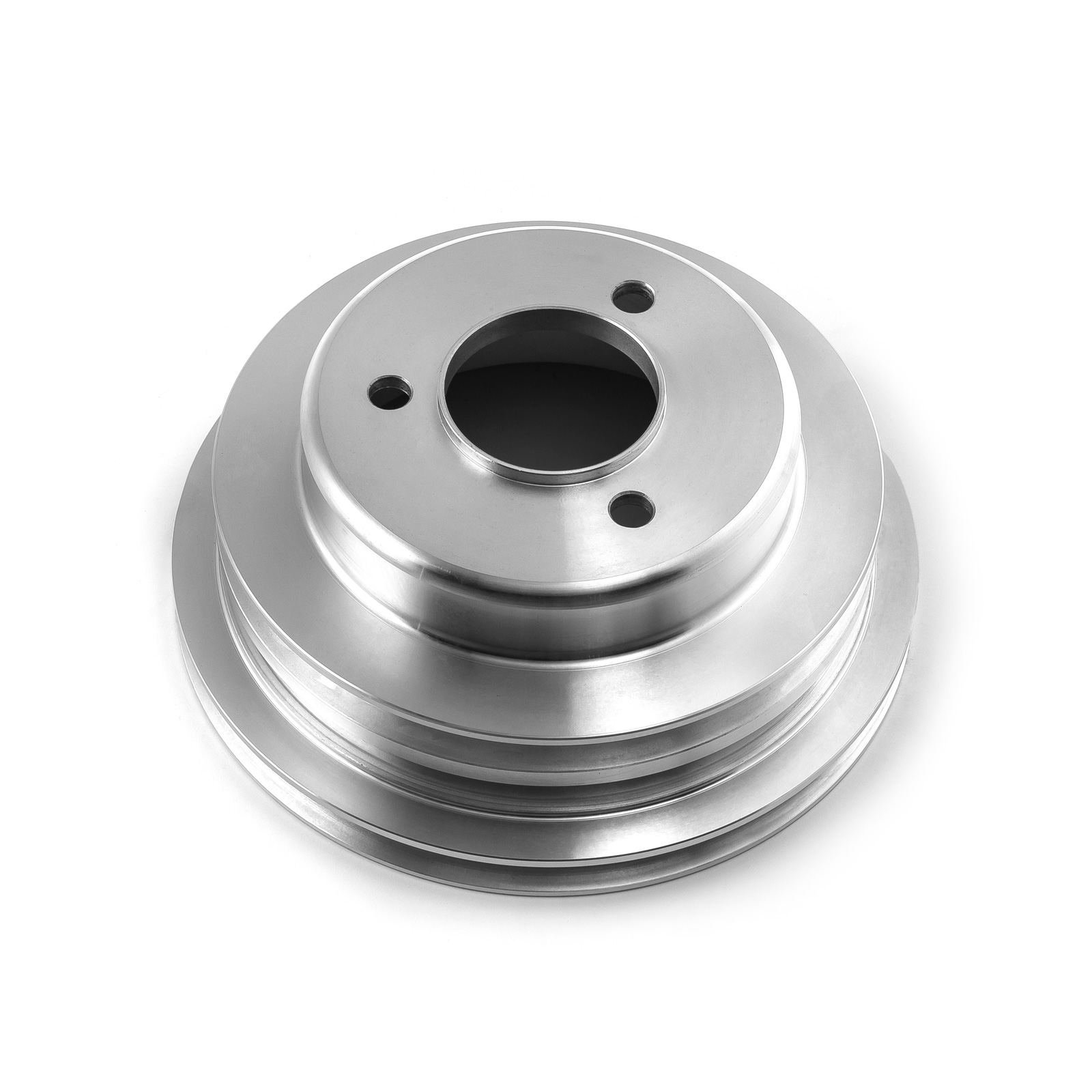 Speedmaster® PCE239.1004 Chevy BBC 454 Billet Aluminum Long Water Pump Lwp 3 Groove Crank Pulley