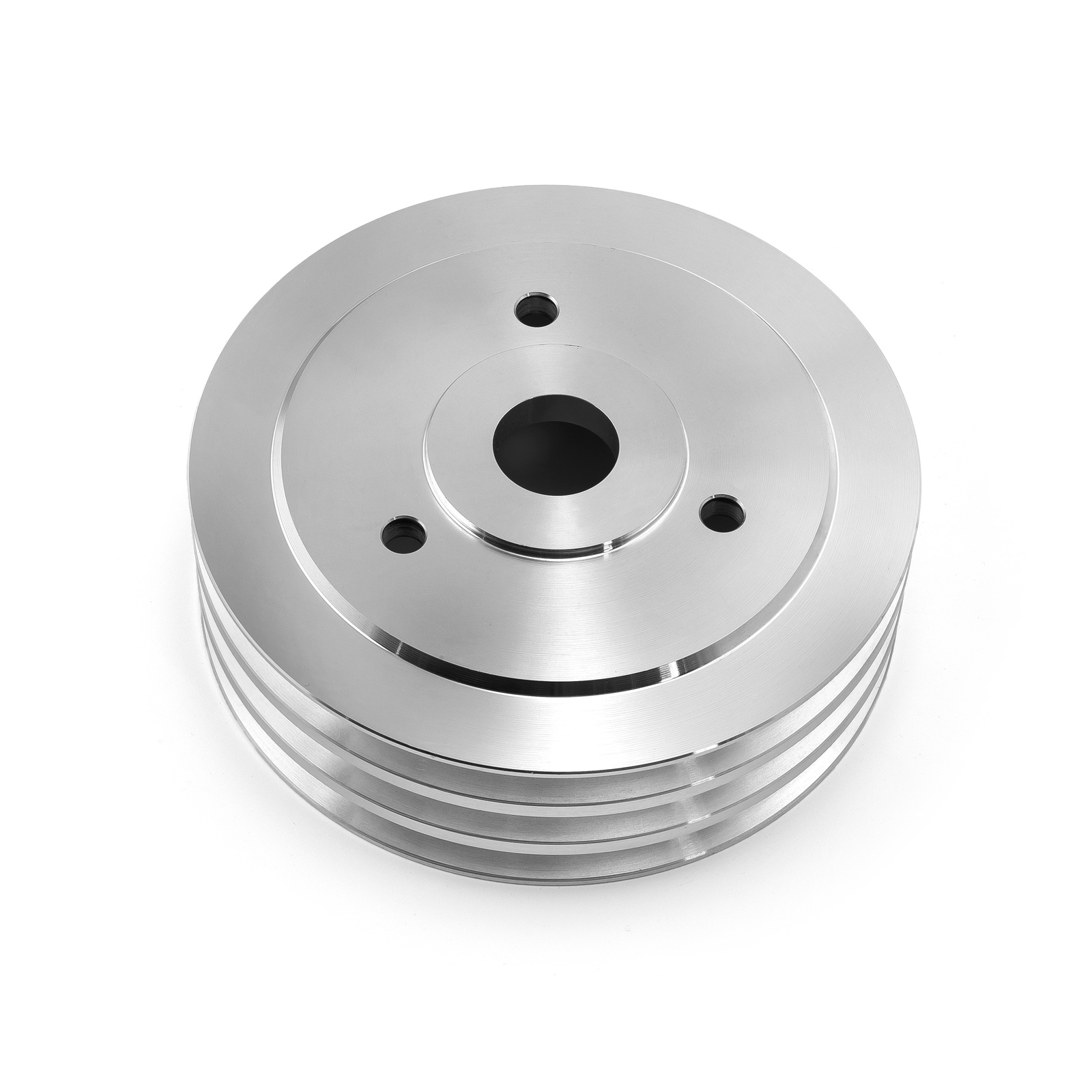 Speedmaster® PCE239.1005 Chevy BBC 454 Billet Aluminum Short Water Pump Swp 3 Groove Crank Pulley