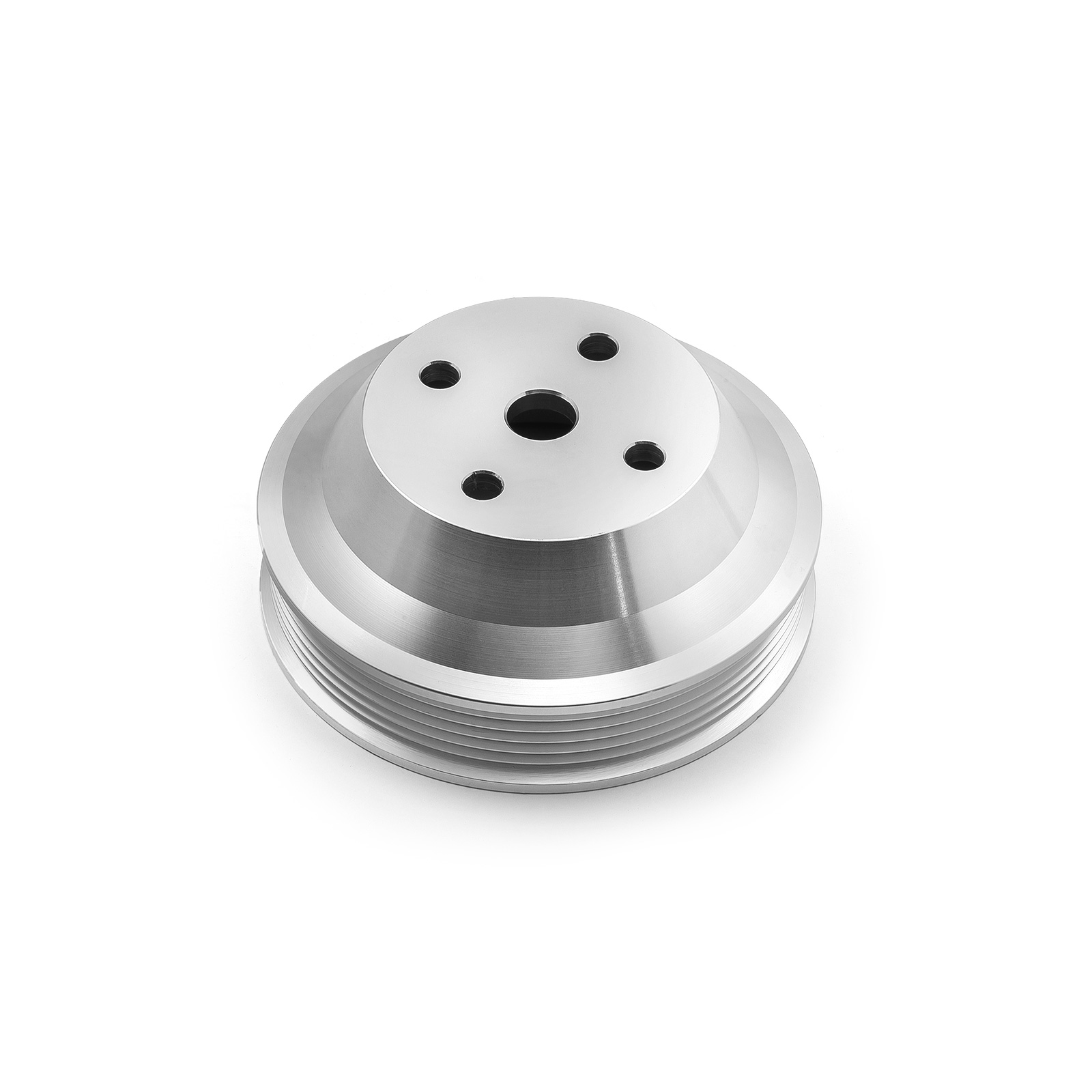 Speedmaster® PCE246.1014 Chevy SBC Billet Aluminum Long Water Pump Lwp Serpentine Pulley