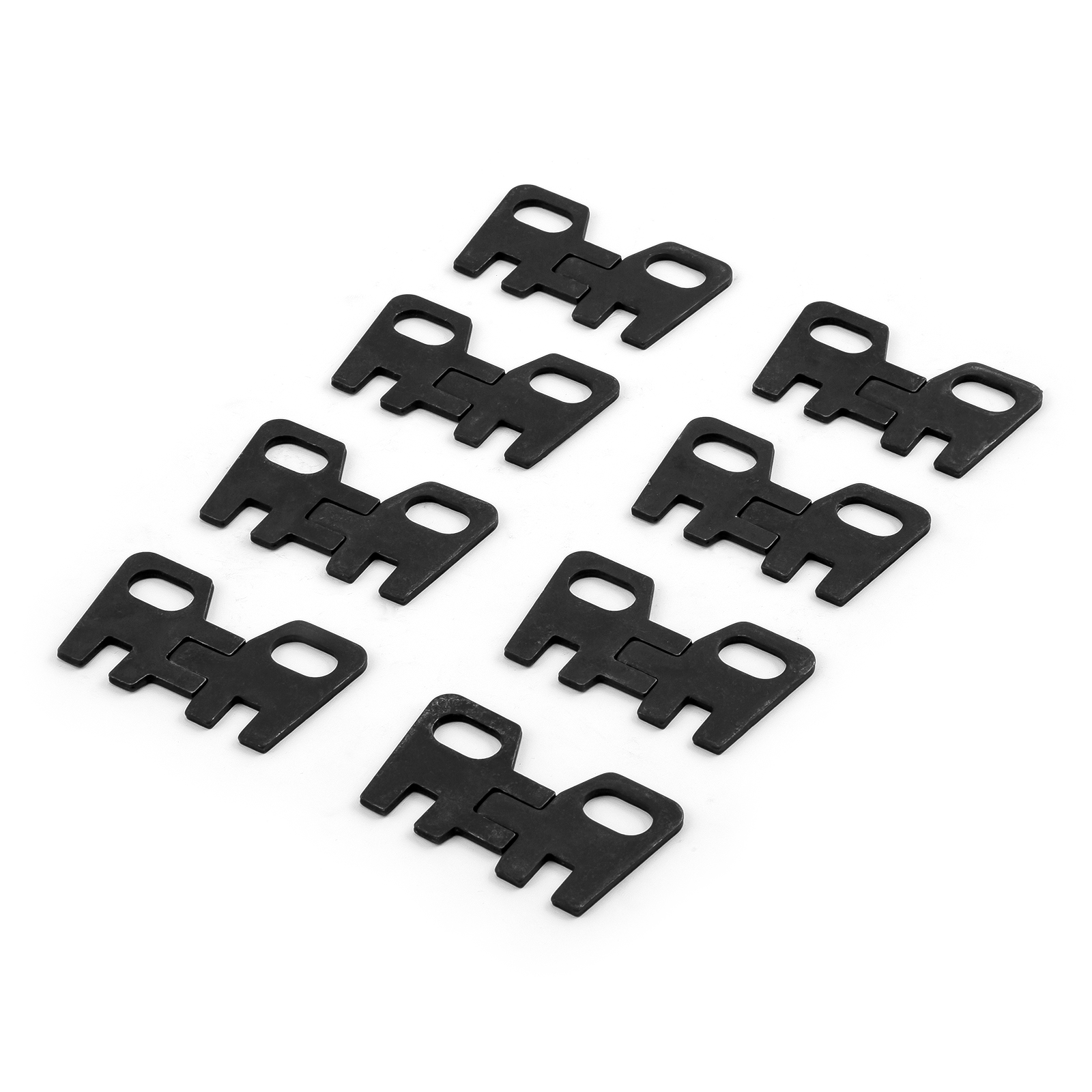 Speedmaster® PCE251.1005 Chevy SBC 350 Flat Guide Plates (5/16" Pushrod - 7/16" Stud Hole - 2 Piece Adj)