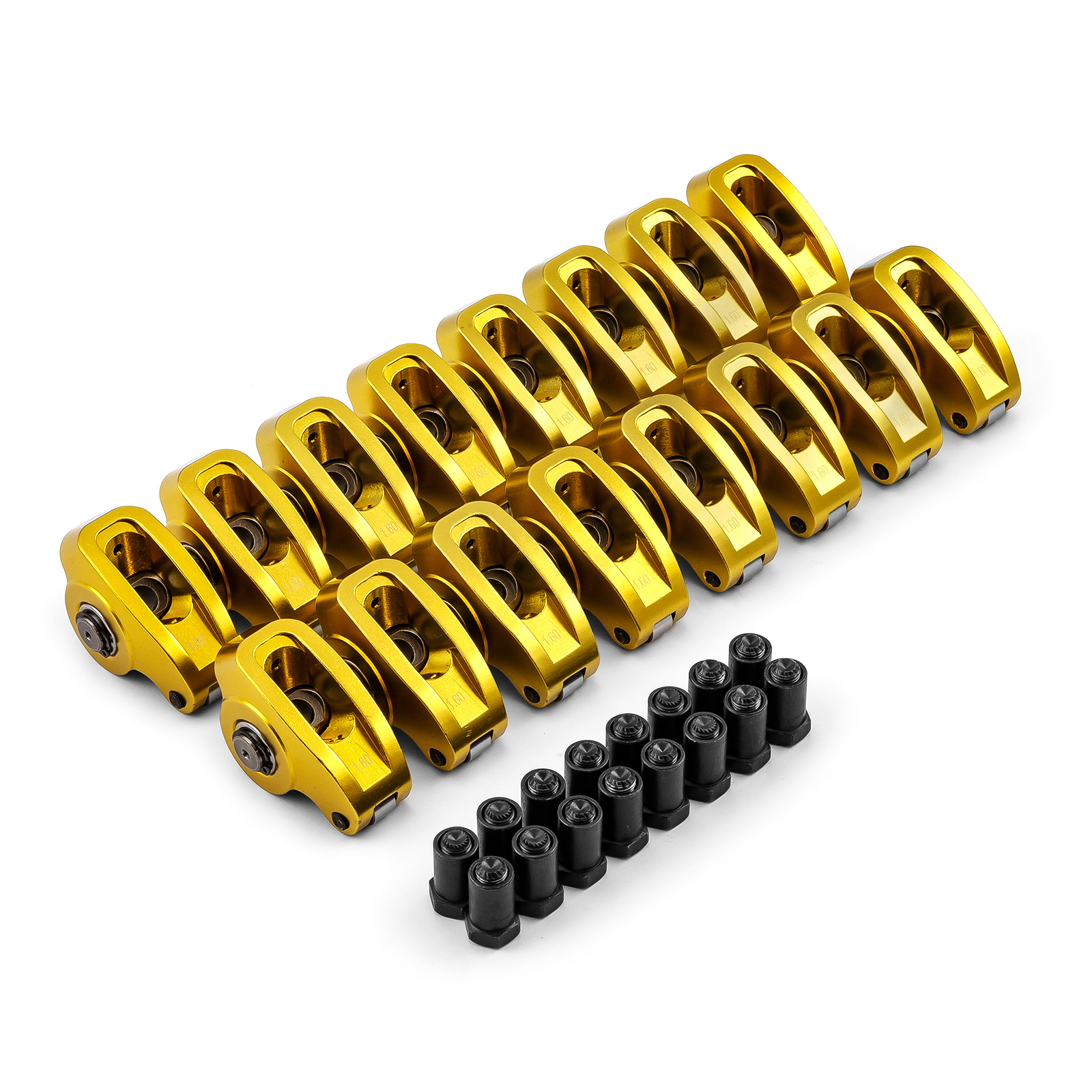 Speedmaster® PCE261.1010.01 Chevy SBC 350 1.6 Ratio 7/16" Aluminum Roller Rocker Arms Set
