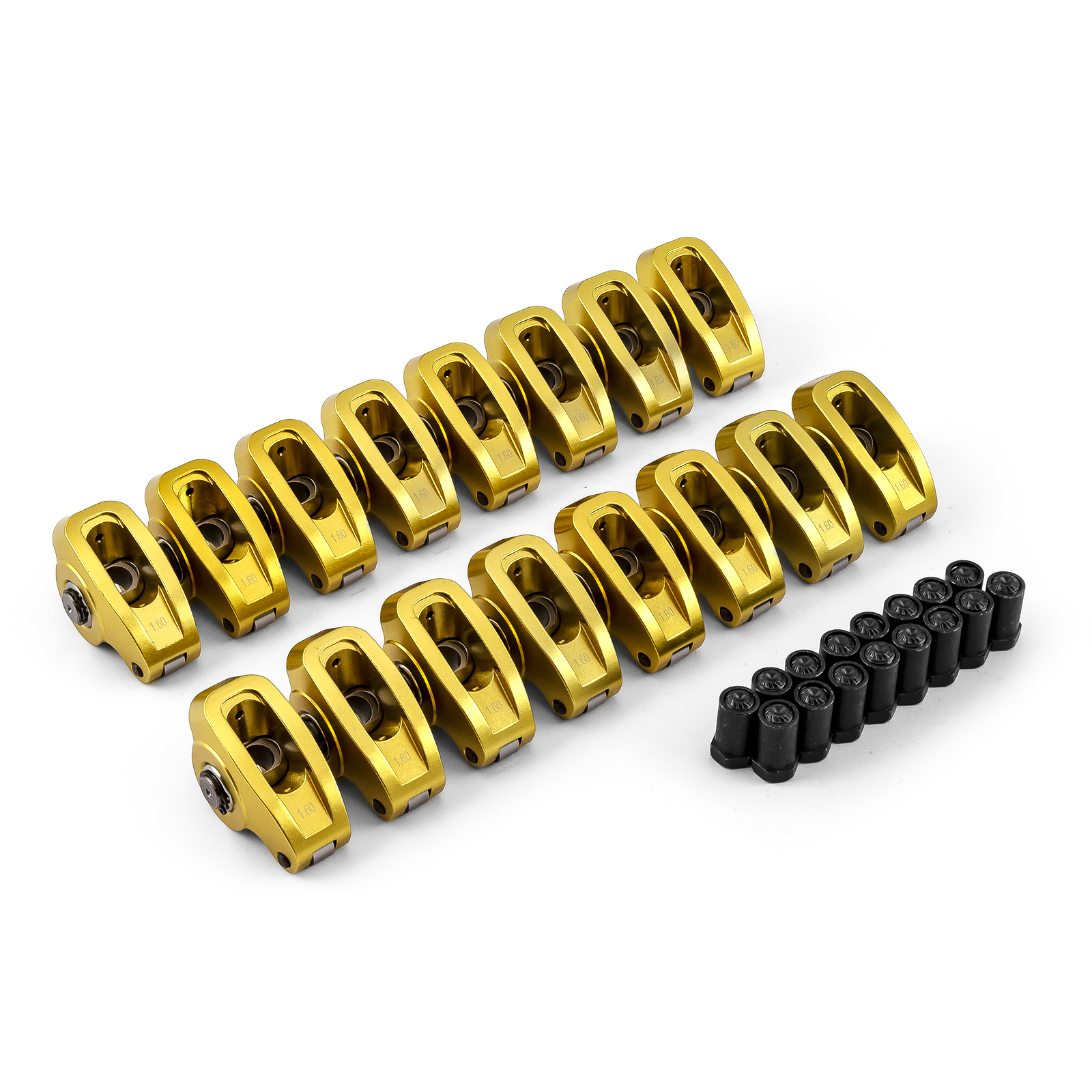 Speedmaster® PCE261.1021.01 Ford SB 289 302 351 Windsor 1.6 7/16" Aluminum Roller Rocker Arm Set