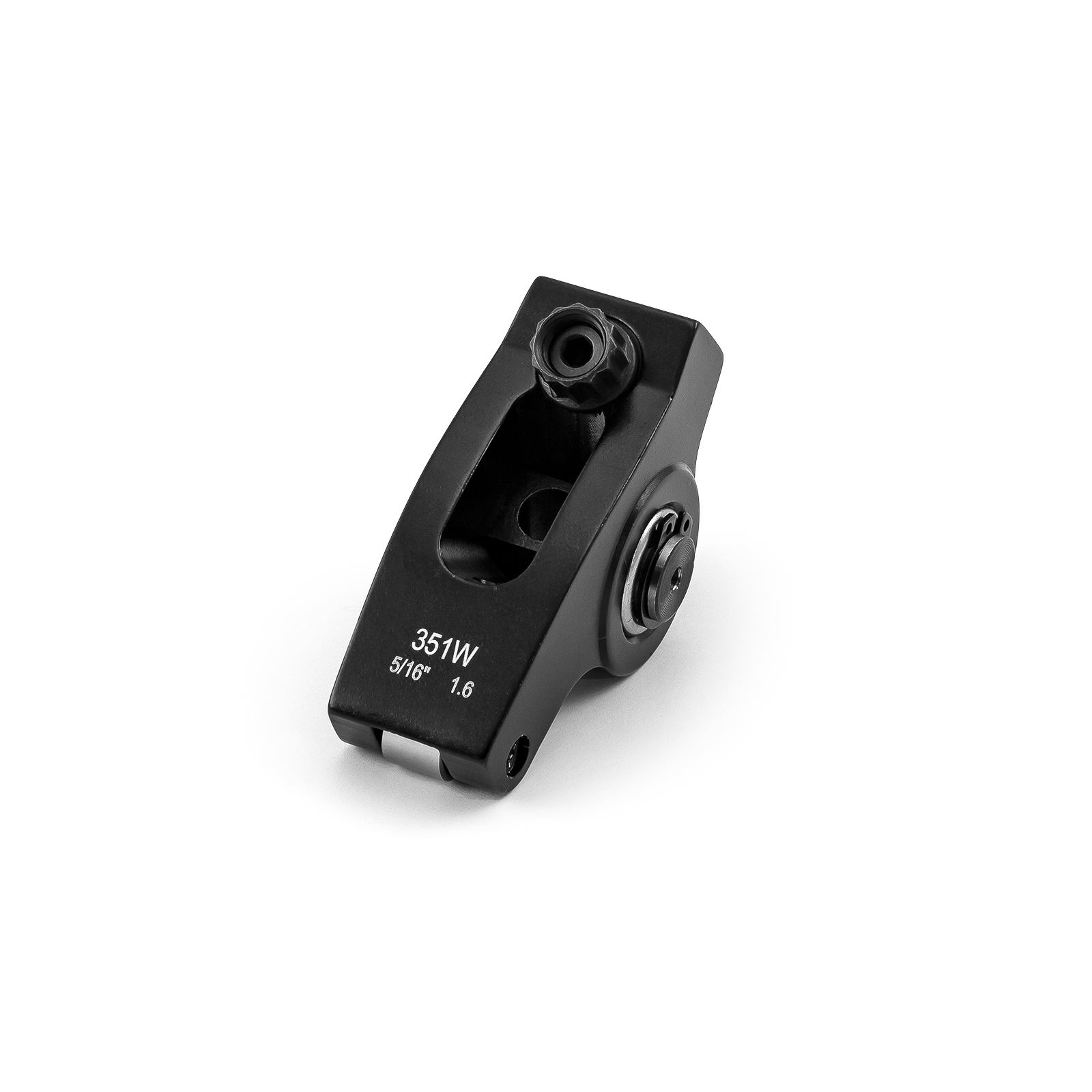 Speedmaster® PCE261.1133.03 Ford SB 289 302 Windsor Adjustable 5/16 Stud Mount 1.6 Aluminum Rocker Arms Set [Black]