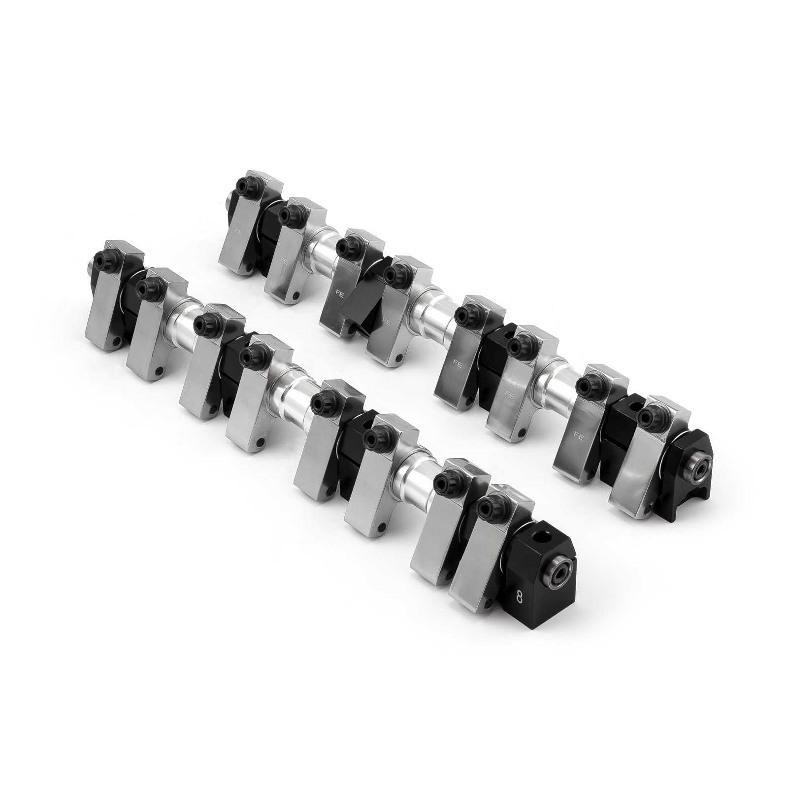 Speedmaster® PCE261.1058.02 Ford FE 390 427 428 1.76 Ratio Aluminum Shaft Mount Rocker Arms (With Hardware)