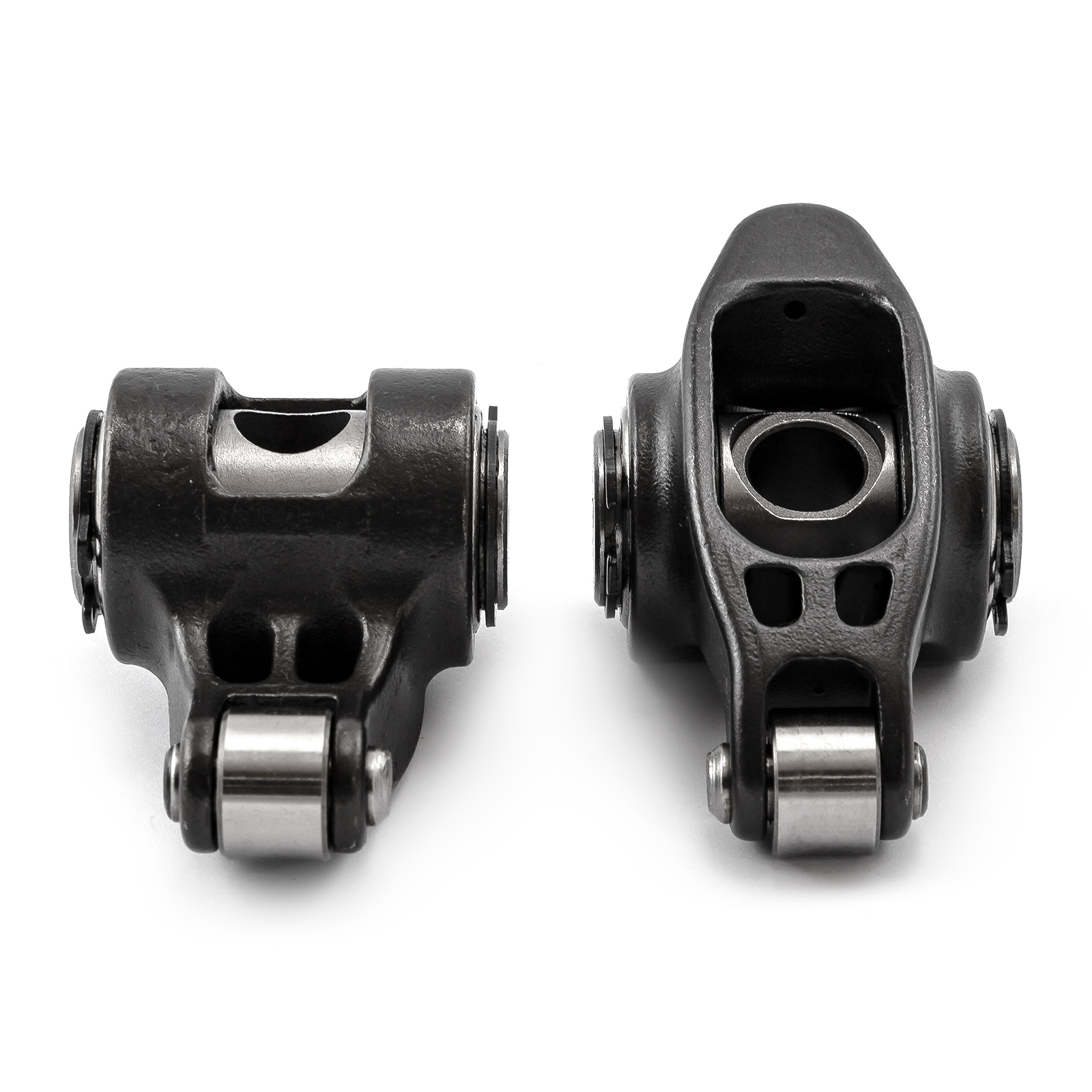 Speedmaster® PCE261.1163 Chevy SBC 350 1.6 Ratio 7/16" Ultra Black Chromoly Roller Rocker Arms Set