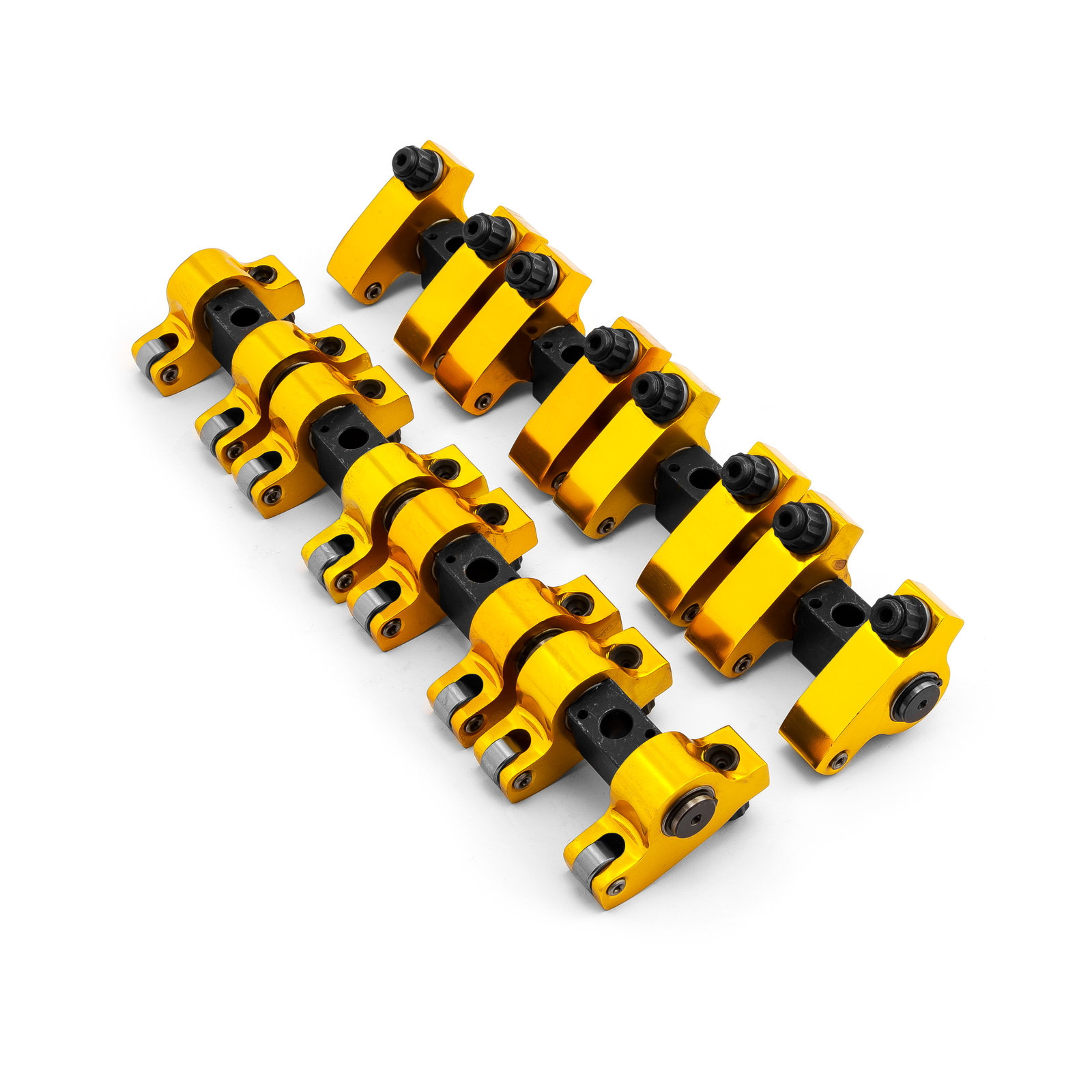 Speedmaster® PCE261.1226 Cadillac 472 500 Shaft Mount Aluminum Roller Rocker Arm Set w/ Hardware