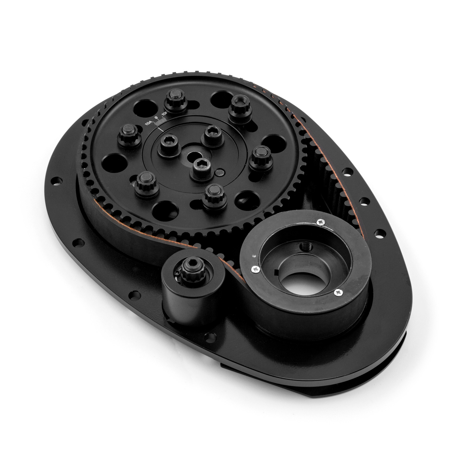 Speedmaster® PCE262.1001.02 Chevy SBC 350 Standard Cam Height Timing Belt Drive System - Black