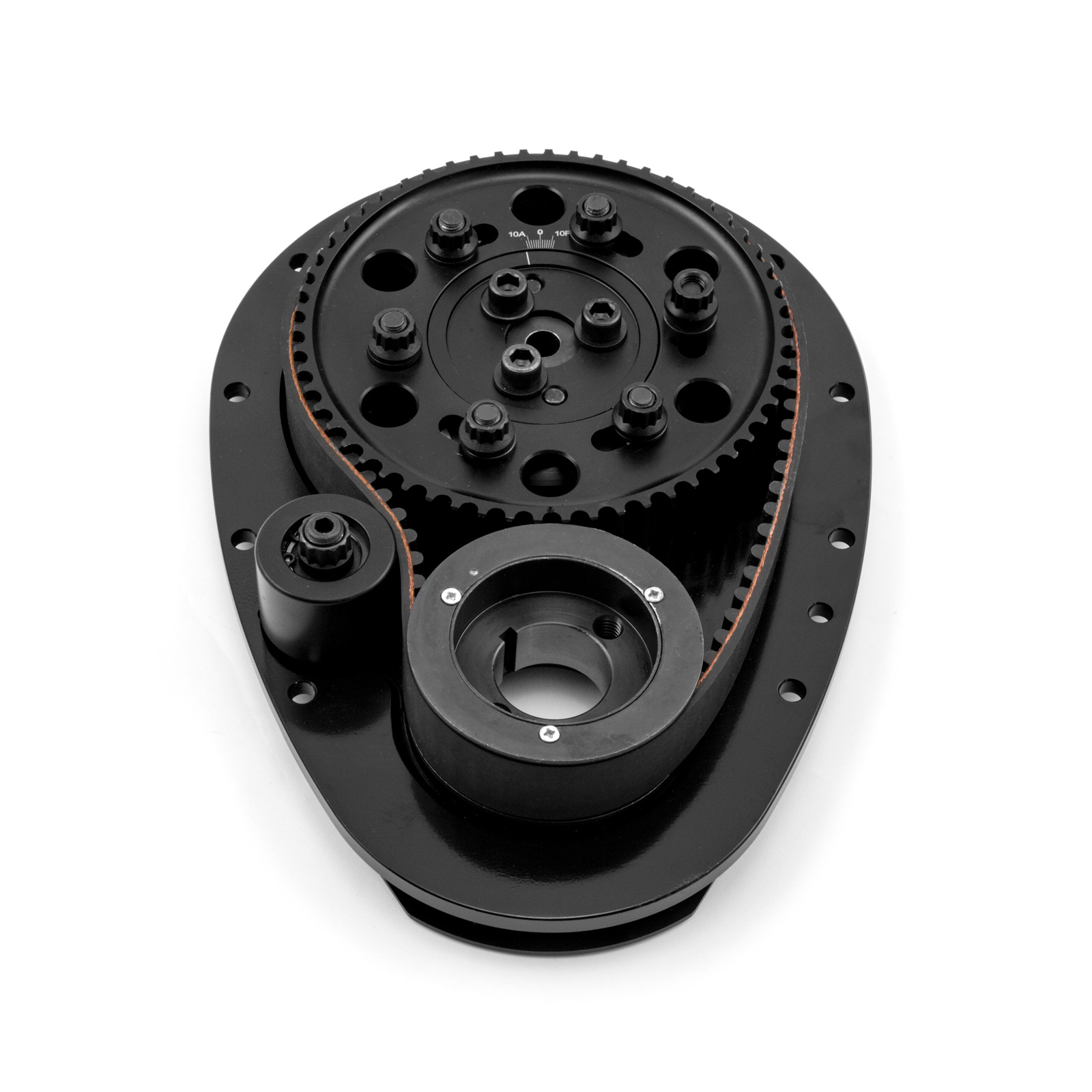 Speedmaster® PCE262.1001.02 Chevy SBC 350 Standard Cam Height Timing Belt Drive System - Black