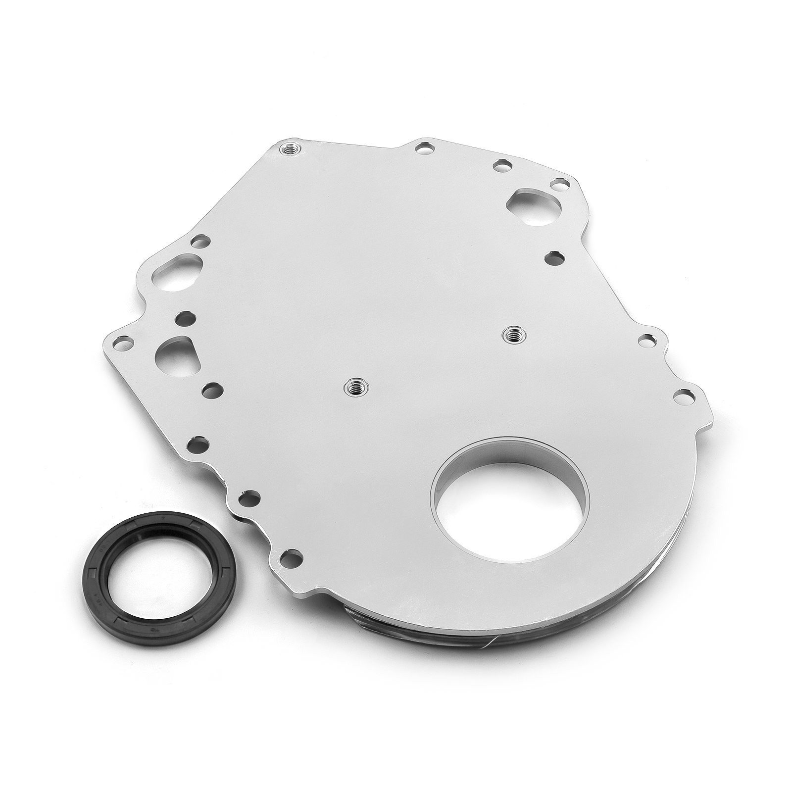 Speedmaster® PCE265.1055 Ford 302 351C Cleveland Silver Aluminum Timing Cover with Seal