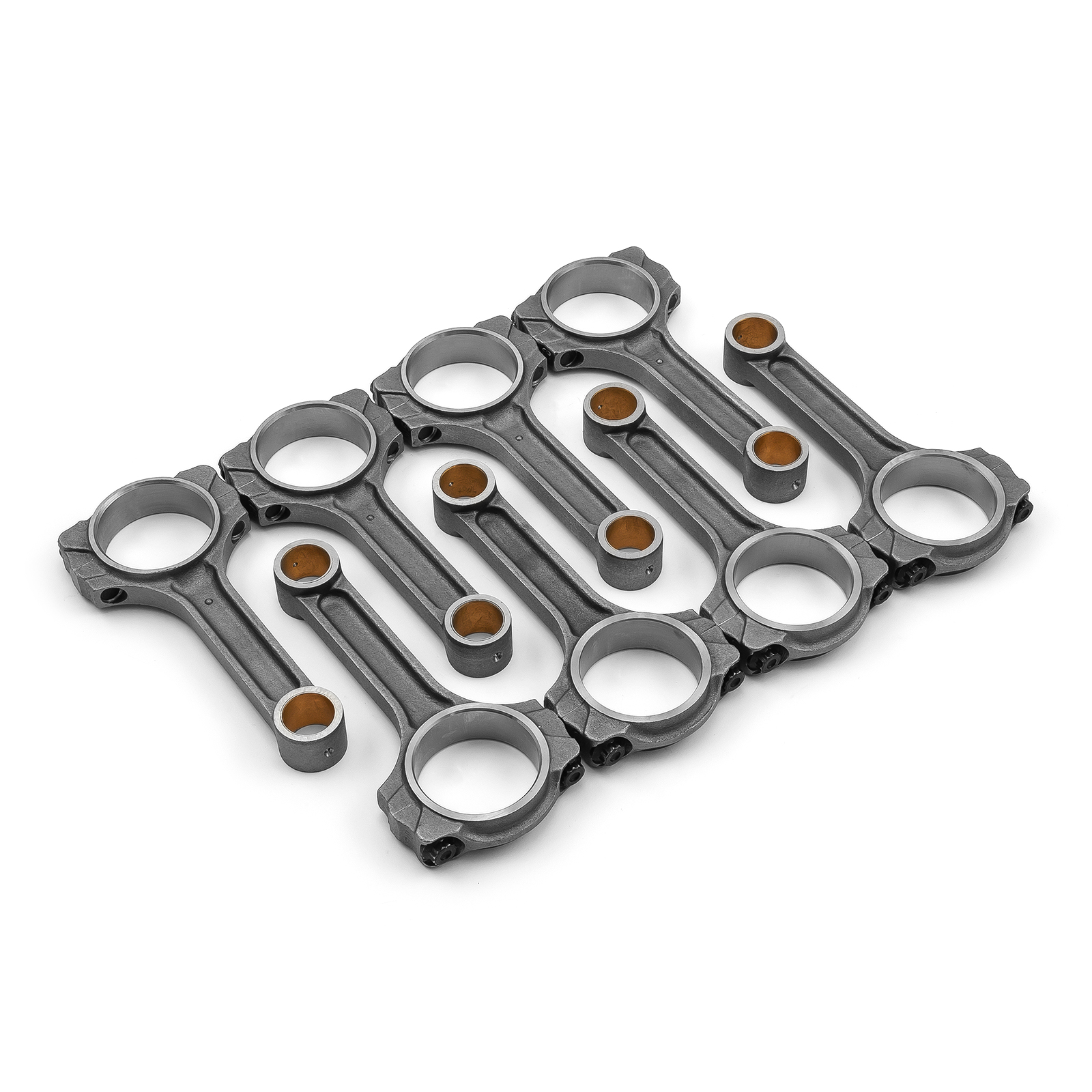 Speedmaster® PCE274.1126 I Beam 5.700" 2.100" .927" Bronze Bush 5140 Connecting Rods Suits: Chevy SBC 350 7/16