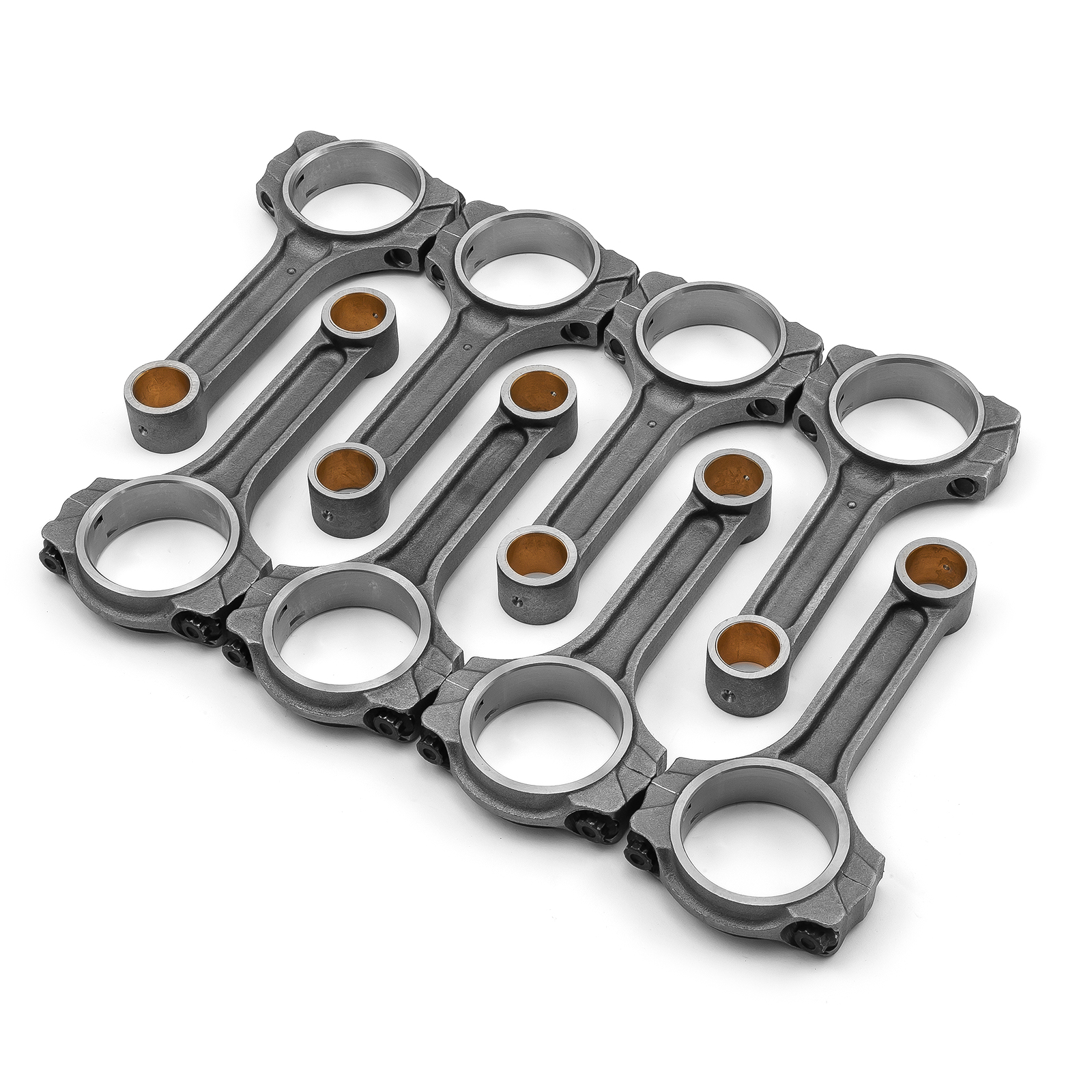 Speedmaster® PCE274.1126 I Beam 5.700" 2.100" .927" Bronze Bush 5140 Connecting Rods Suits: Chevy SBC 350 7/16