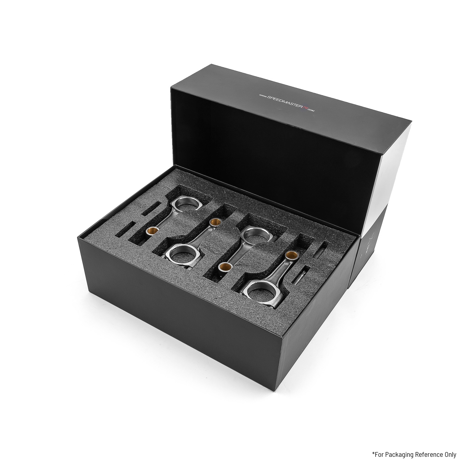 Speedmaster® 1-274-037 H Beam 6.000" 2.100" .927" 4340 Connecting Rods Chevy SBC 350 w/ ARP 2000