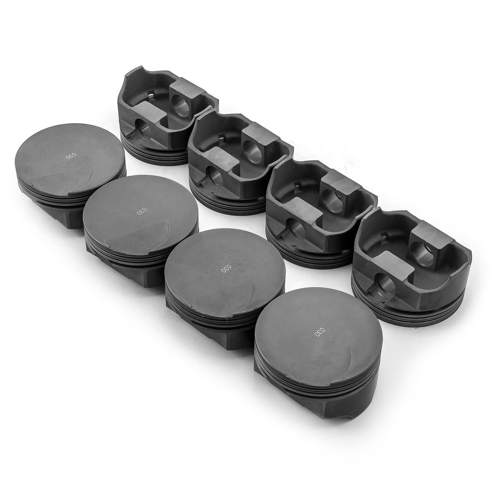 Speedmaster® PCE305.1302 Ford 351C Cleveland 383 393 408 4.030" 1.100" 0.927" Flat Top Hyper Pistons [Coated]