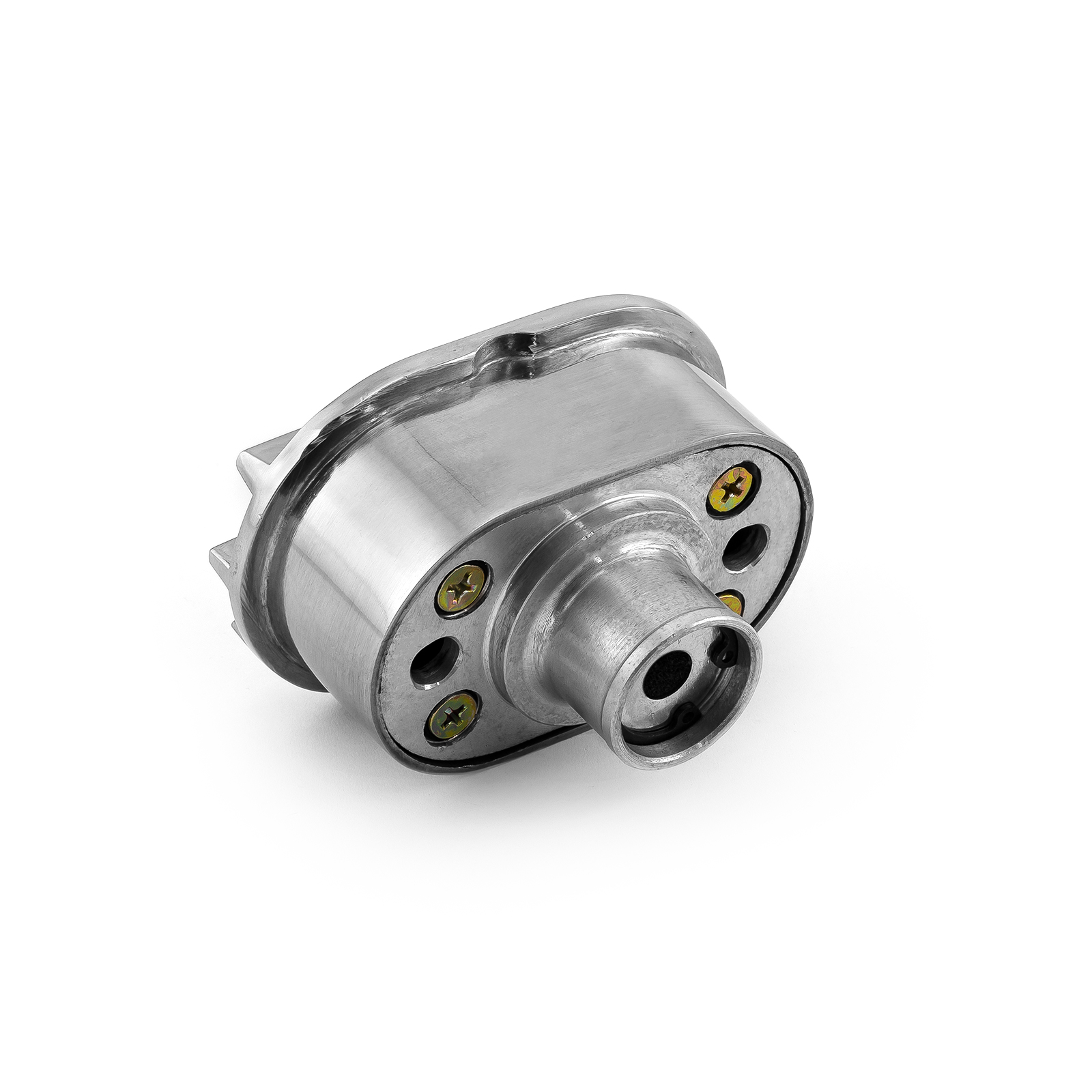 Speedmaster® PCE309.1021 Nostalgic Finned Valve Cover Aluminum Breather Billet Cap (Push In)