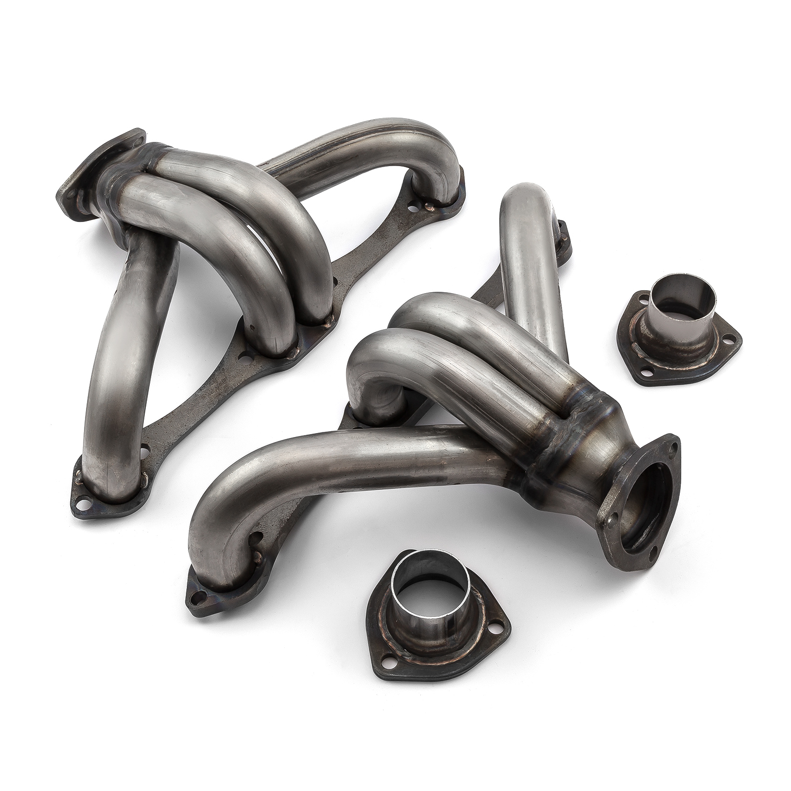Speedmaster® PCE316.1011.06 Chevy SBC 350 1 5/8" Block Hugger Raw Exhaust Headers