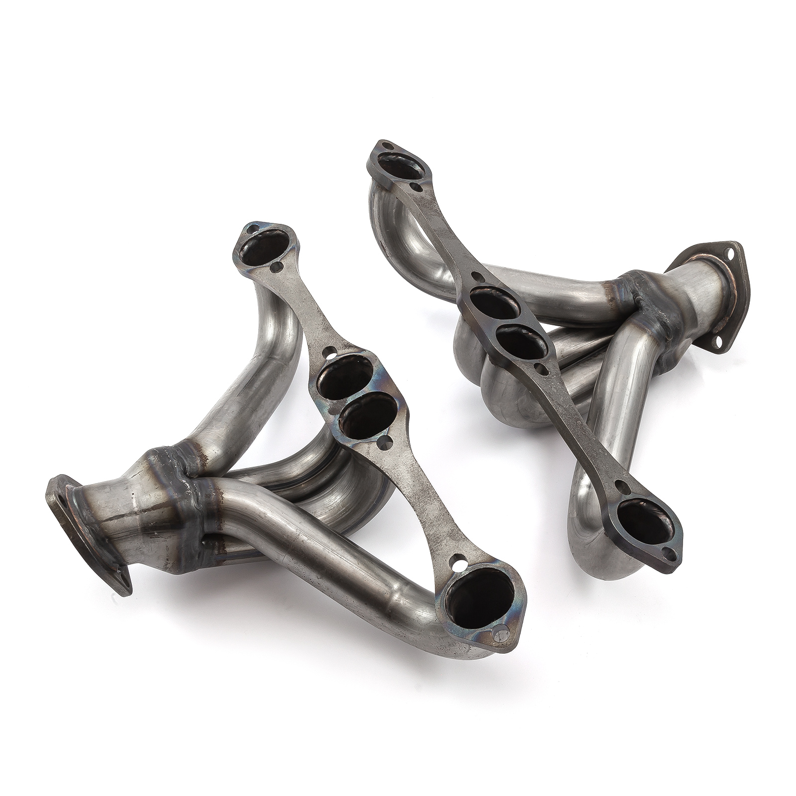 Speedmaster® PCE316.1011.06 Chevy SBC 350 1 5/8" Block Hugger Raw Exhaust Headers