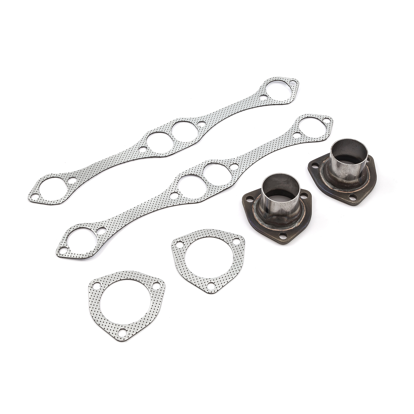 Speedmaster® PCE316.1011.06 Chevy SBC 350 1 5/8" Block Hugger Raw Exhaust Headers