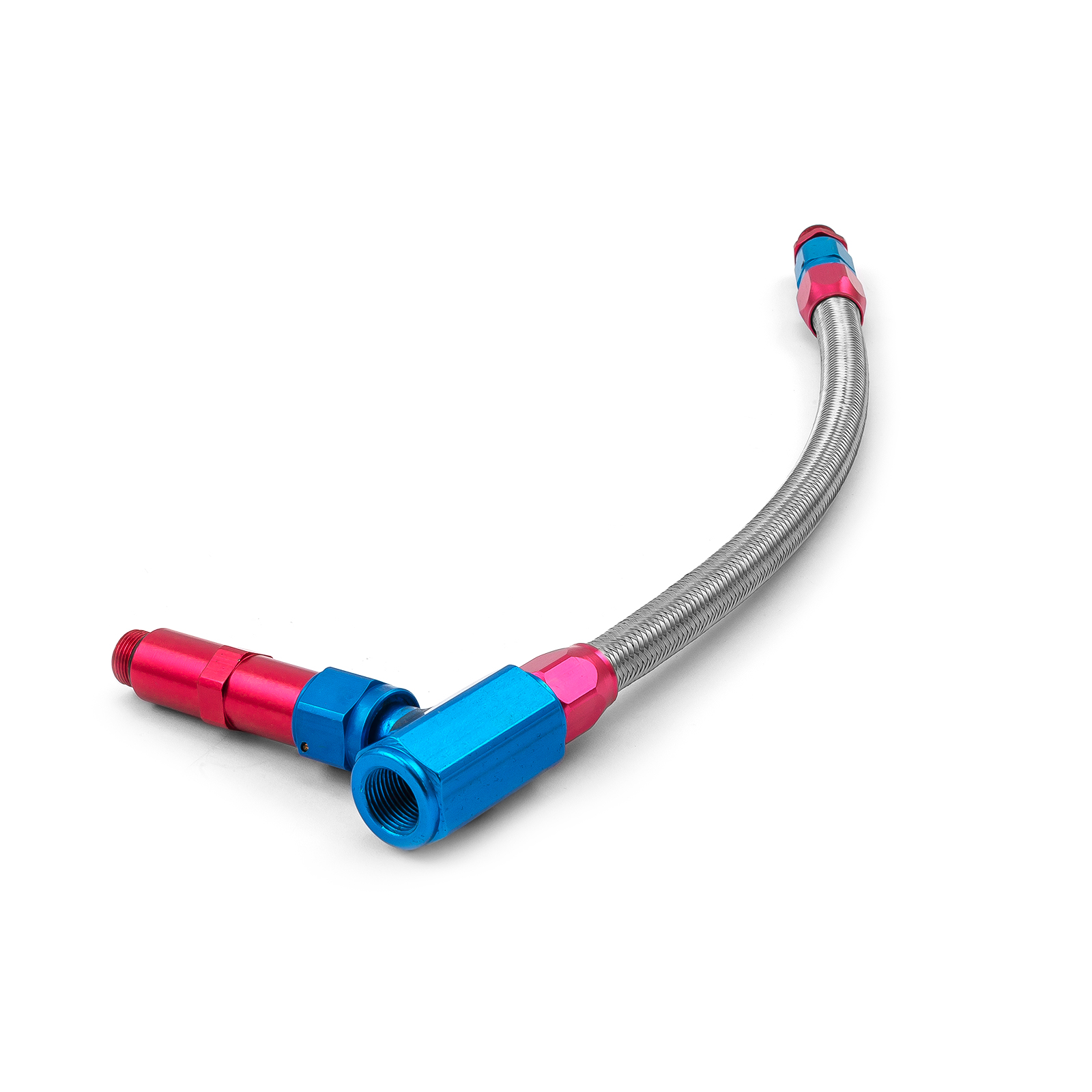 Speedmaster® PCE341.1009 Braided Carburetor Fuel Inlet Line (Barry Grant/Demon)