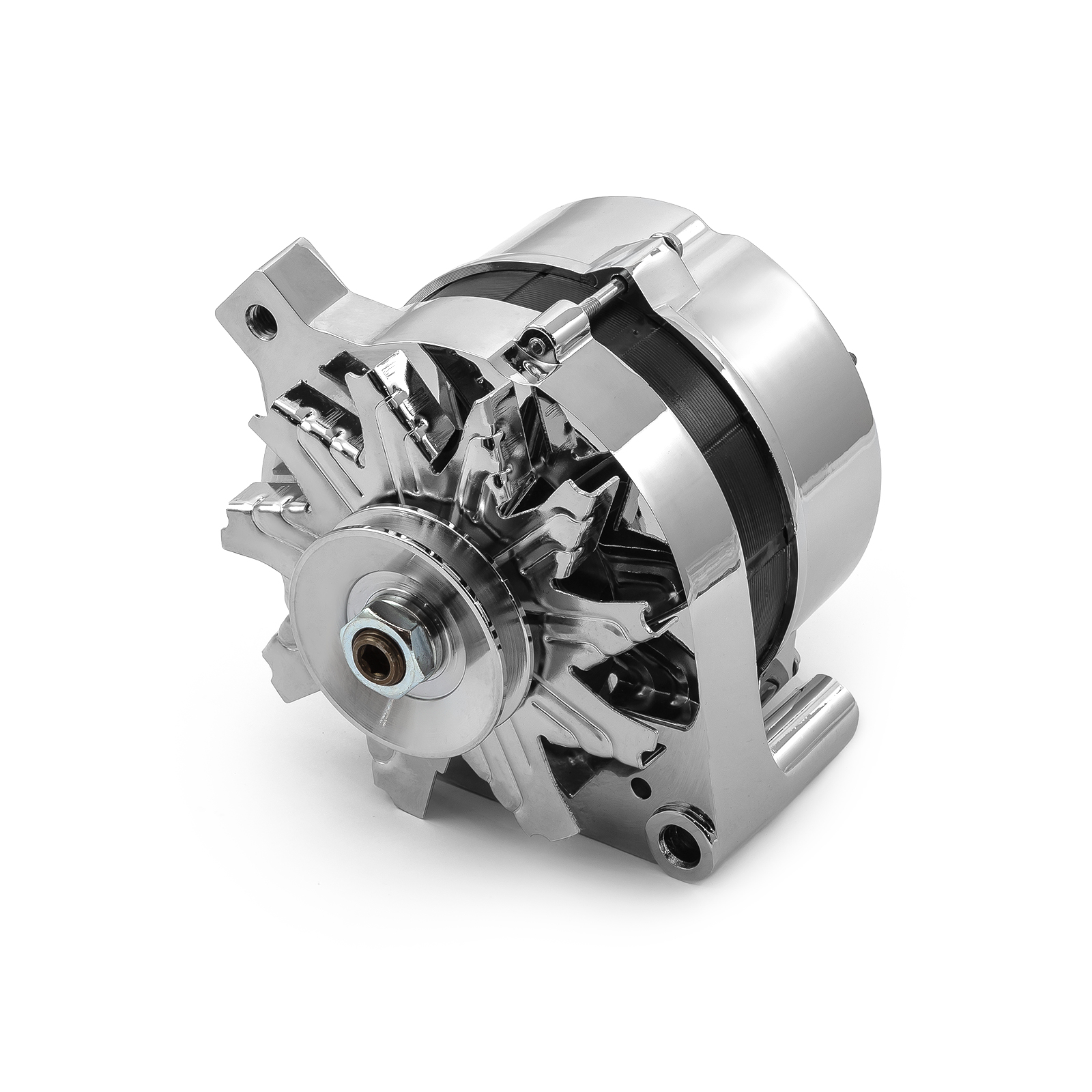 Speedmaster® PCE360.1011 Ford 1G 1963-1995 110 Amp V-Belt High Output Alternator [Chrome]