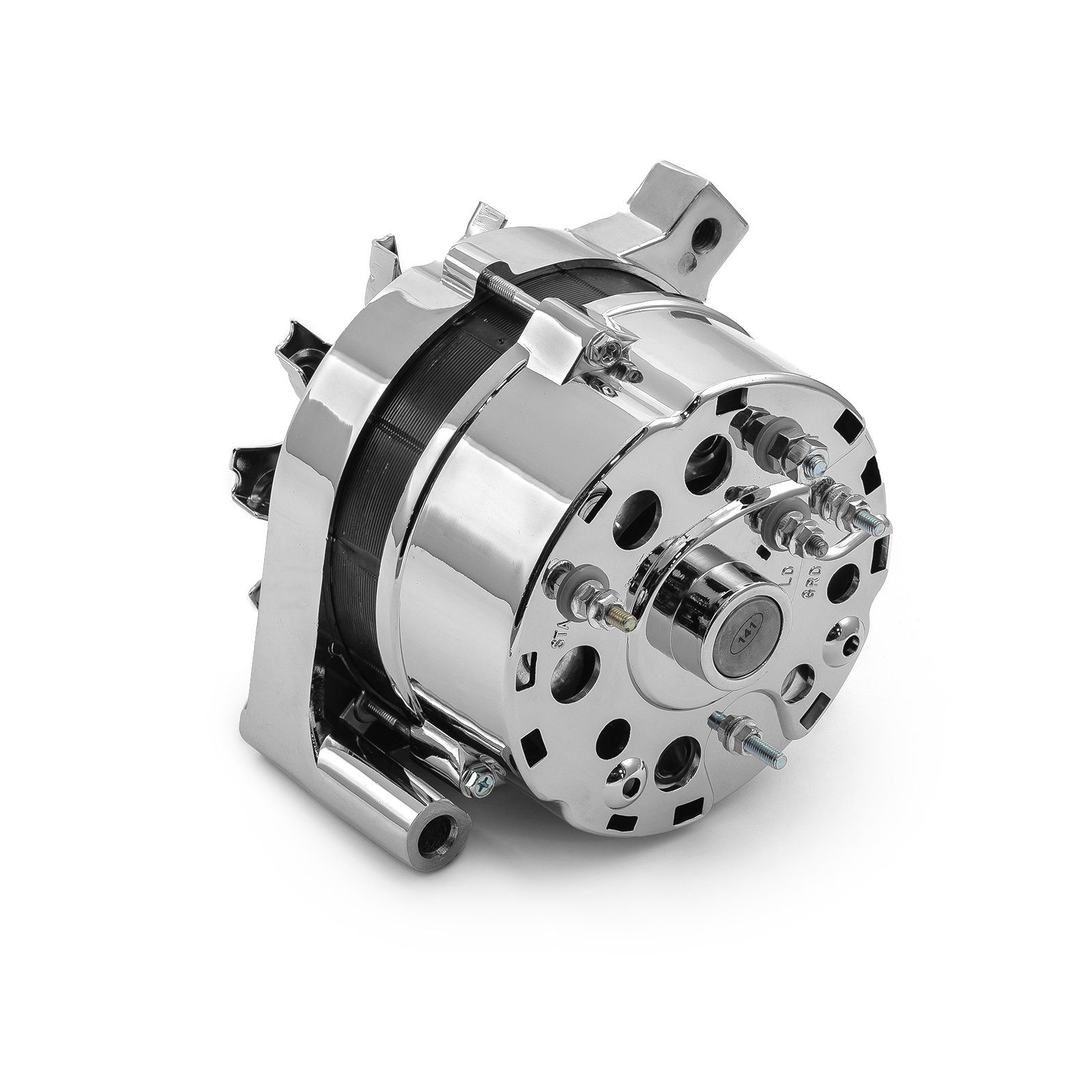 Speedmaster® PCE360.1011 Ford 1G 1963-1995 110 Amp V-Belt High Output Alternator [Chrome]