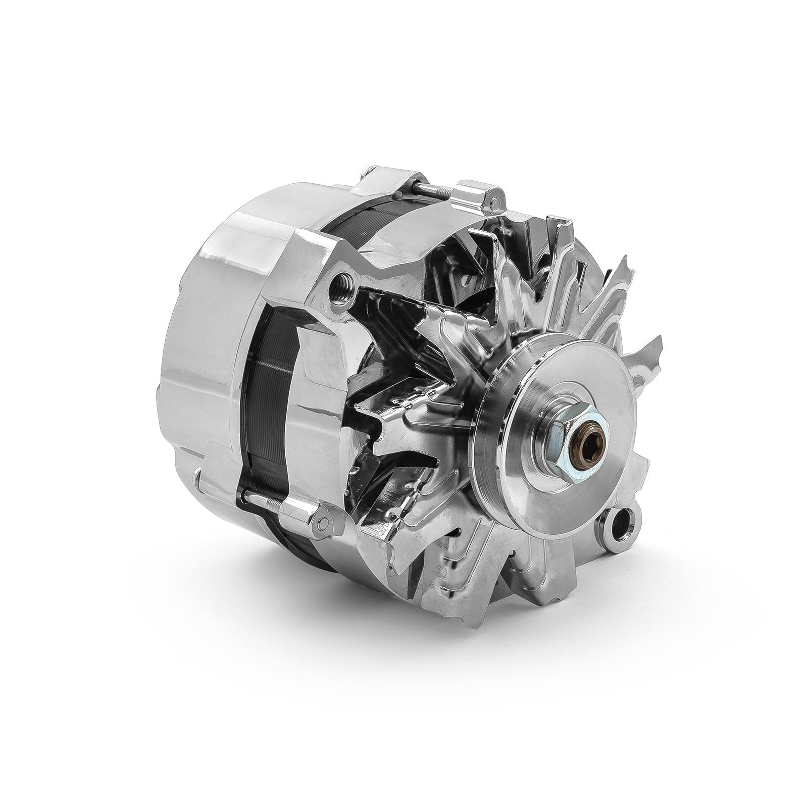 Speedmaster® PCE360.1011 Ford 1G 1963-1995 110 Amp V-Belt High Output Alternator [Chrome]