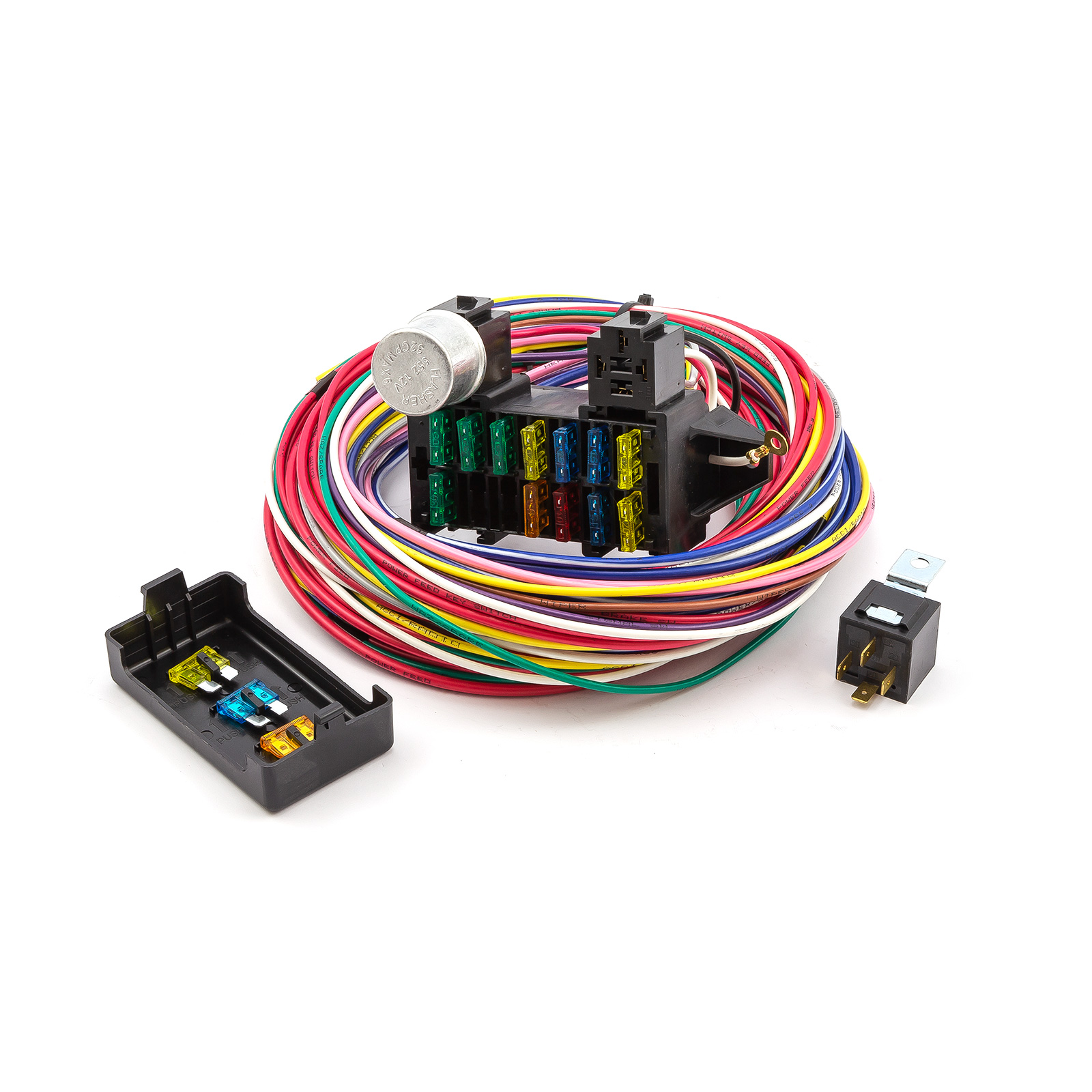 Speedmaster® PCE368.1011 Universal 12 Circuit Wiring Harness Kit Street Rod Hot Rod Race Car